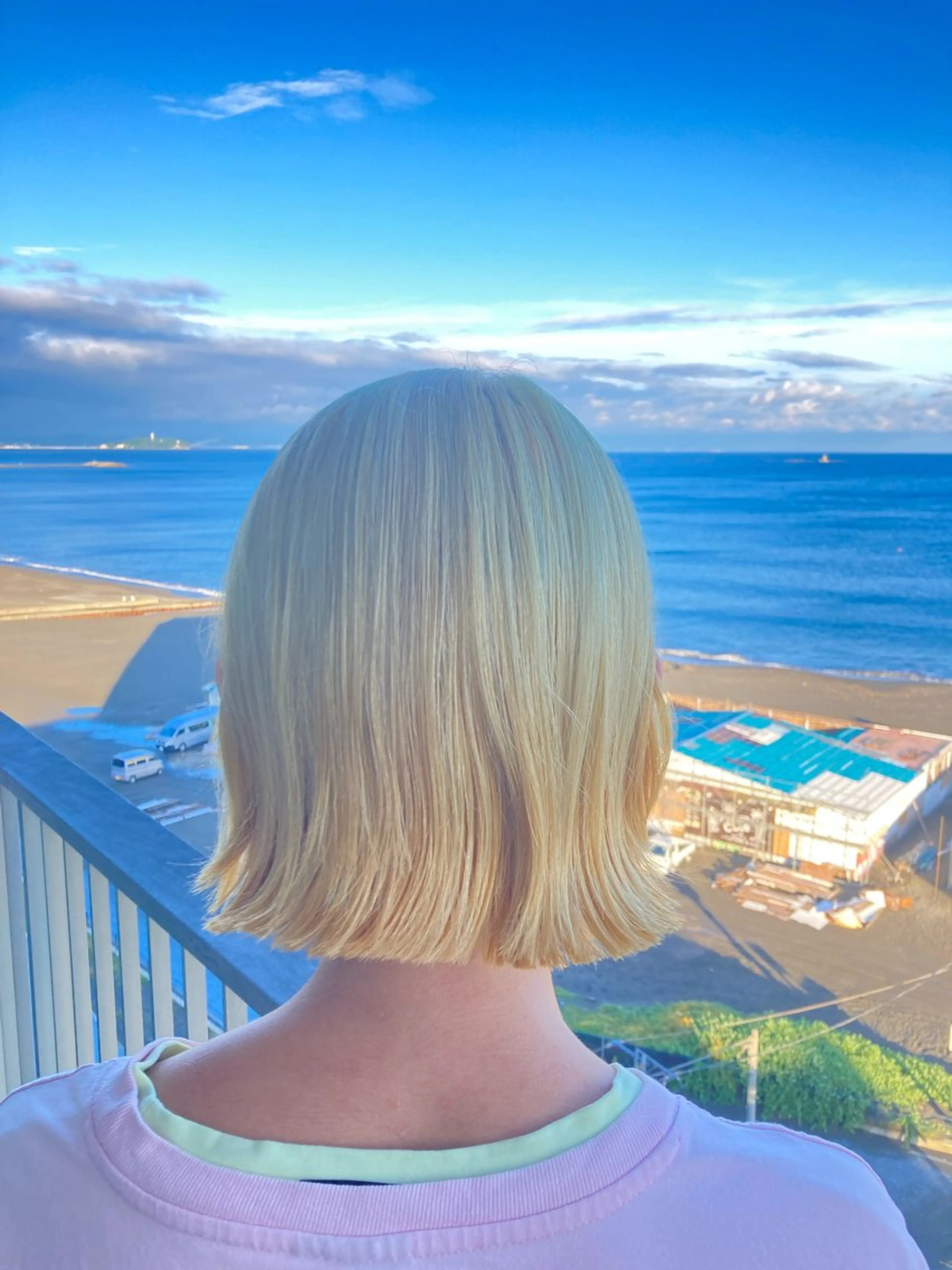 ショート カラー ブリーチカラー/🌙 ヘアカラー/あみ🌙のヘアスタイル