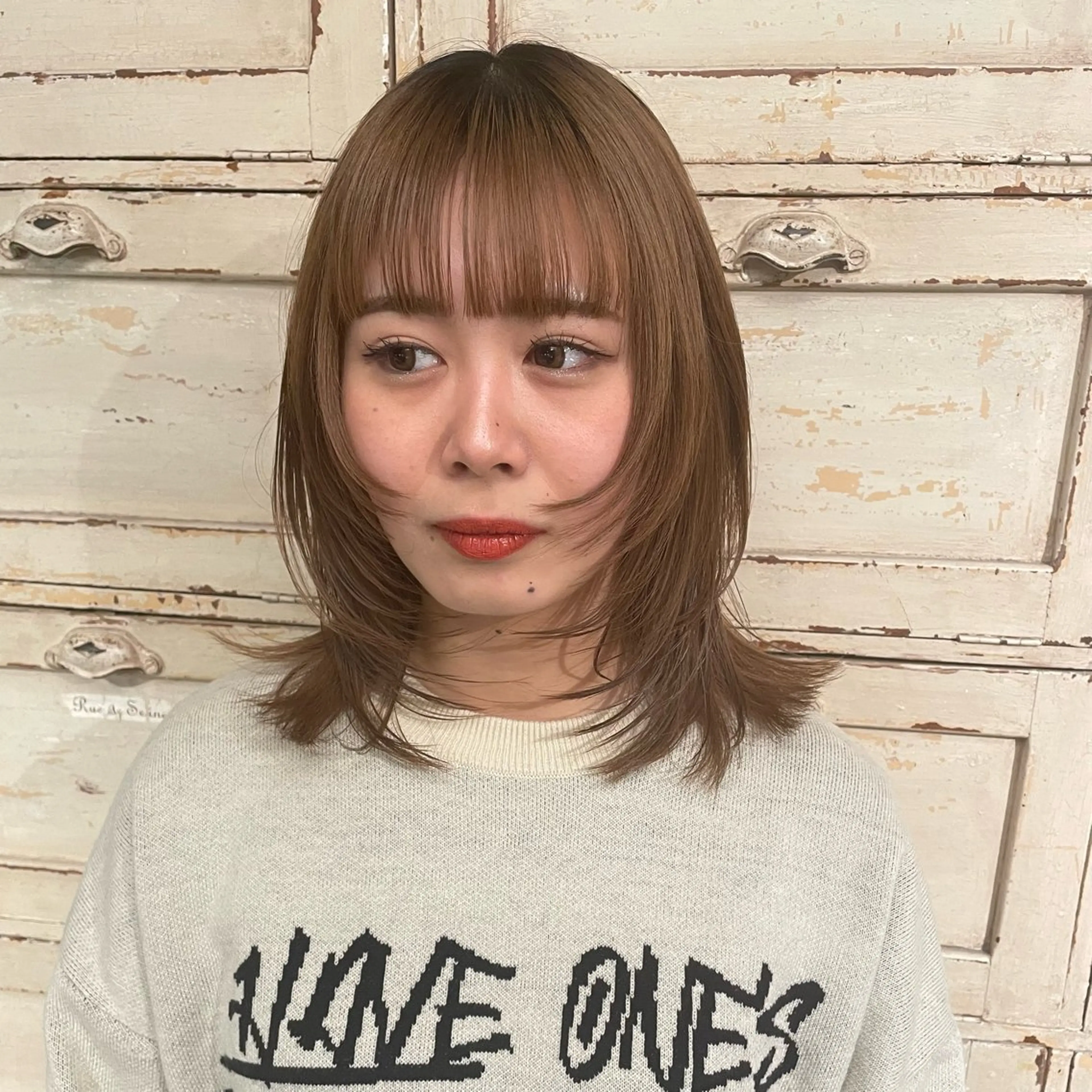 ミディアム カット RorriM natsuのヘアスタイル