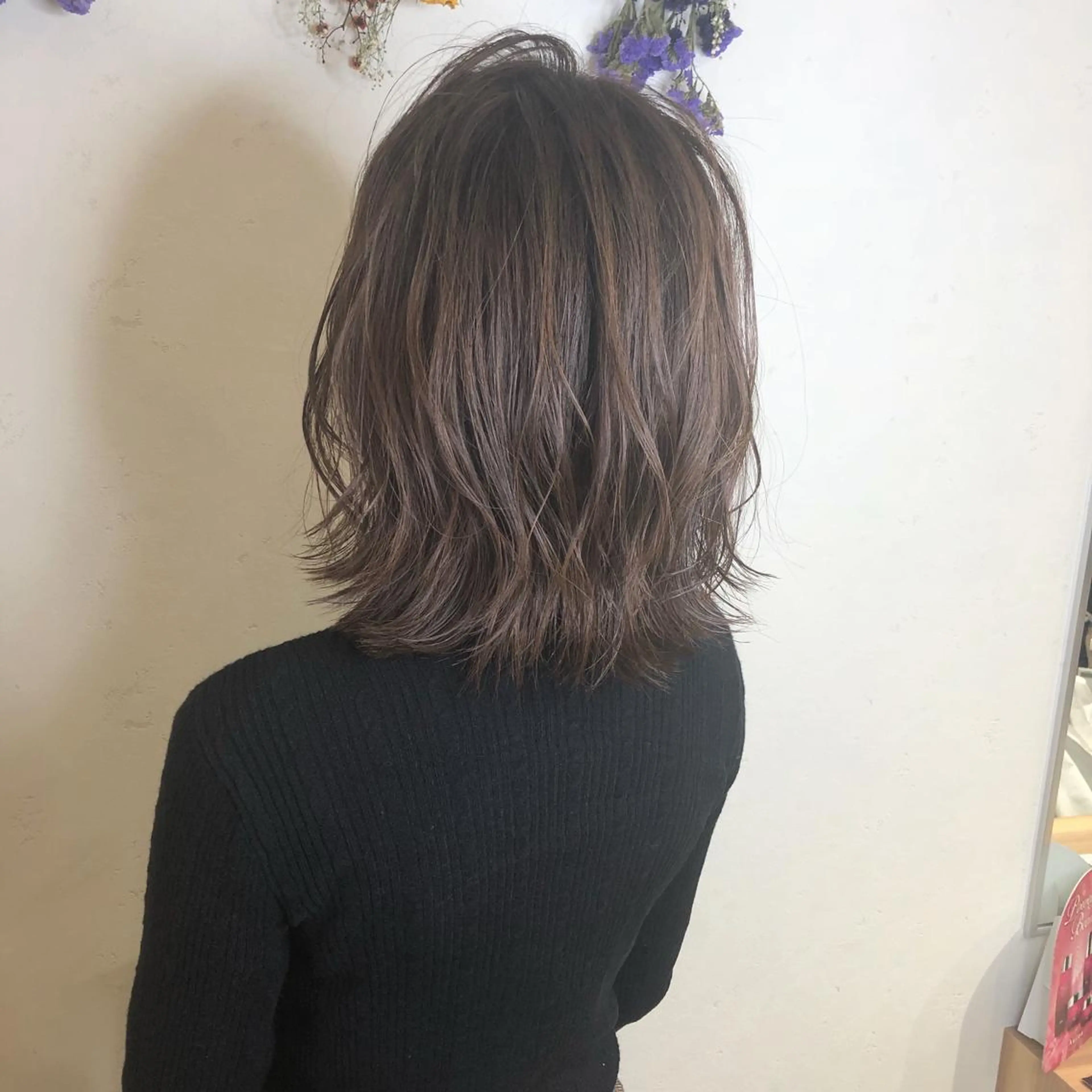 ミディアム カラー カット ヘアカラー トリートメント 青山 早希🐾のヘアスタイル