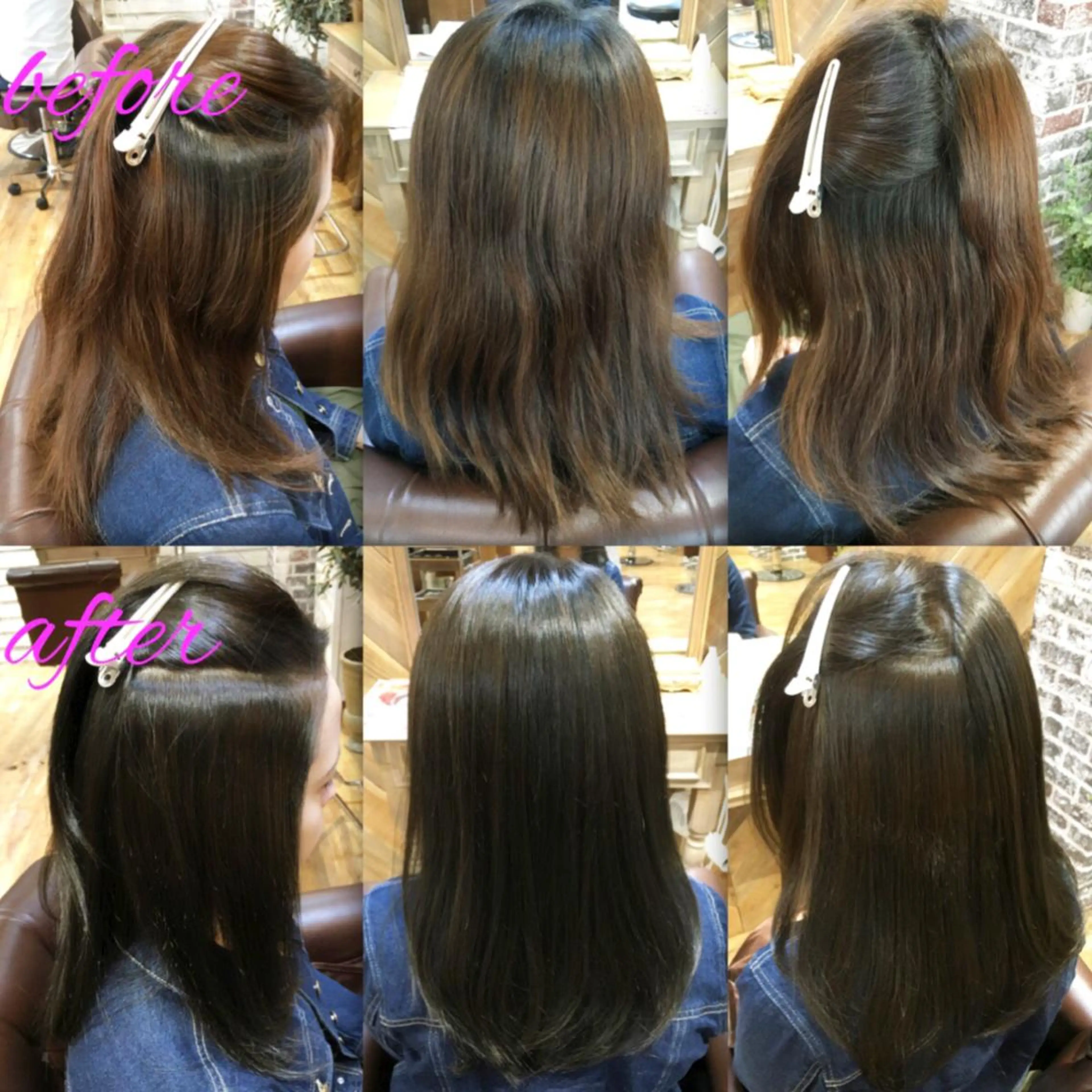ロング パーマ ストレートパーマ 本物のブリーチ縮毛 /デサキショウヘイのヘアスタイル