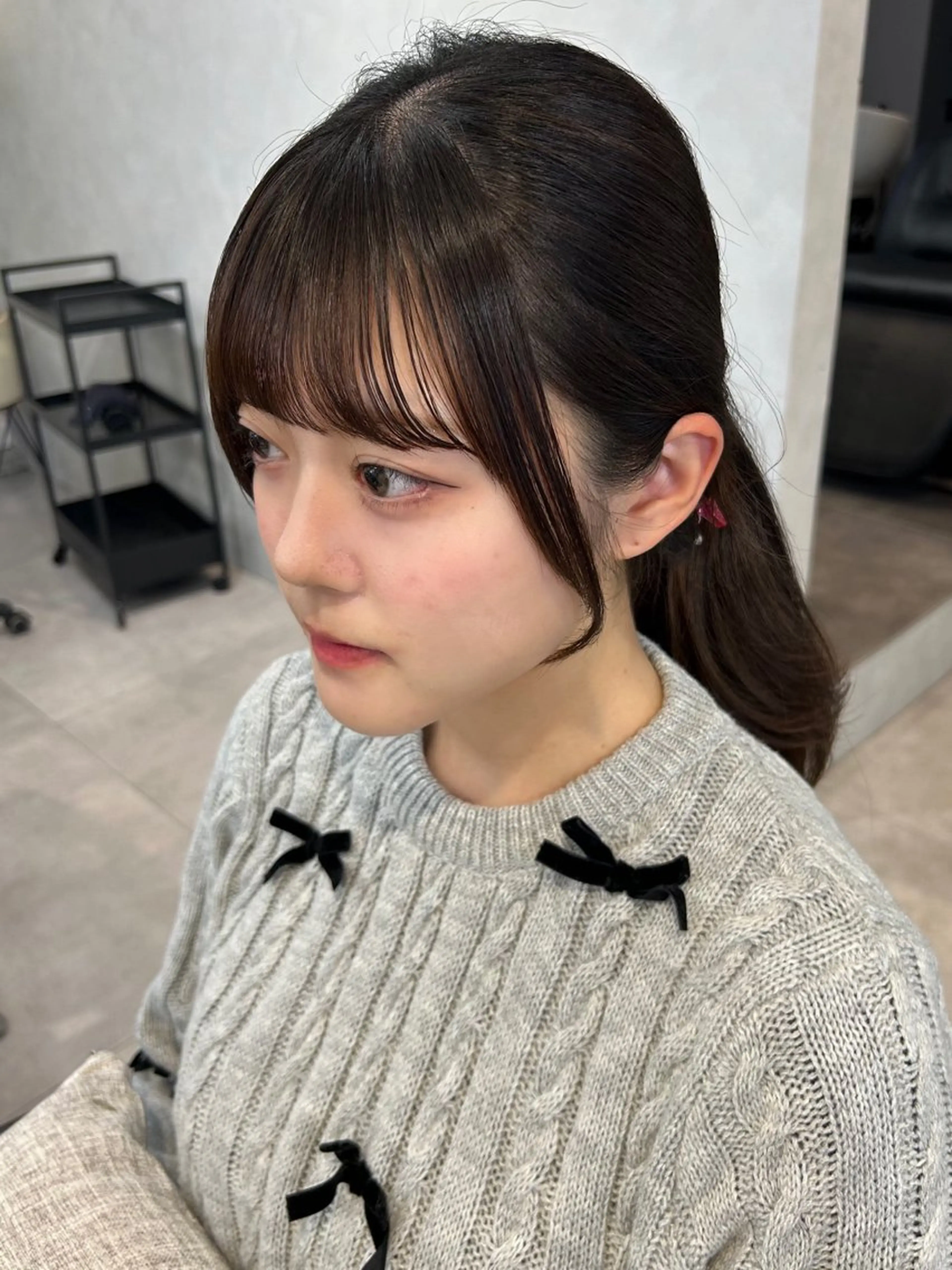 ミディアム 顔周りカット カット ❤️ショートカット ・顔周りカット❤️のヘアスタイル