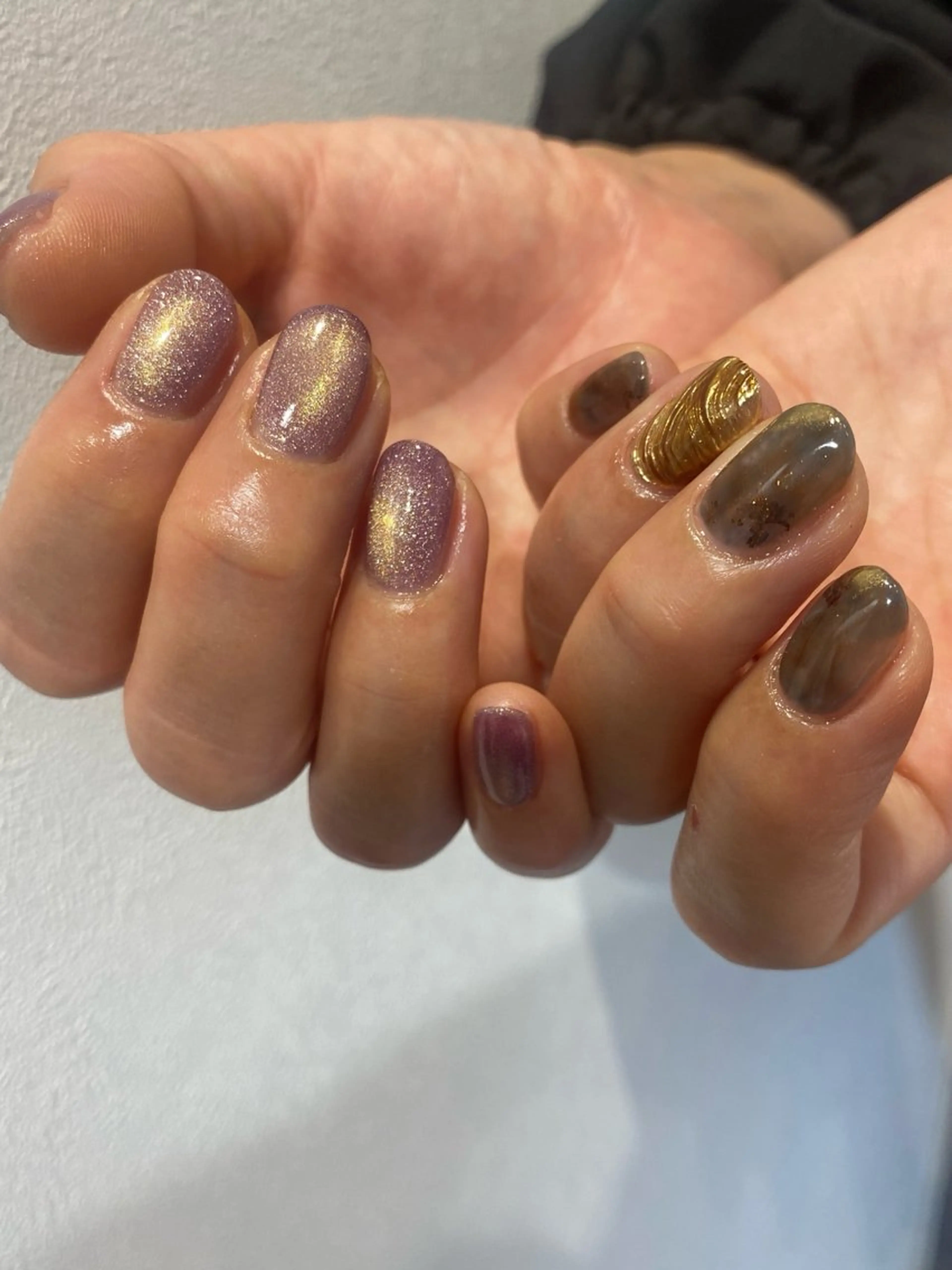 ネイル ハンドネイル NINEnami ニュアンスネイルのネイルデザイン