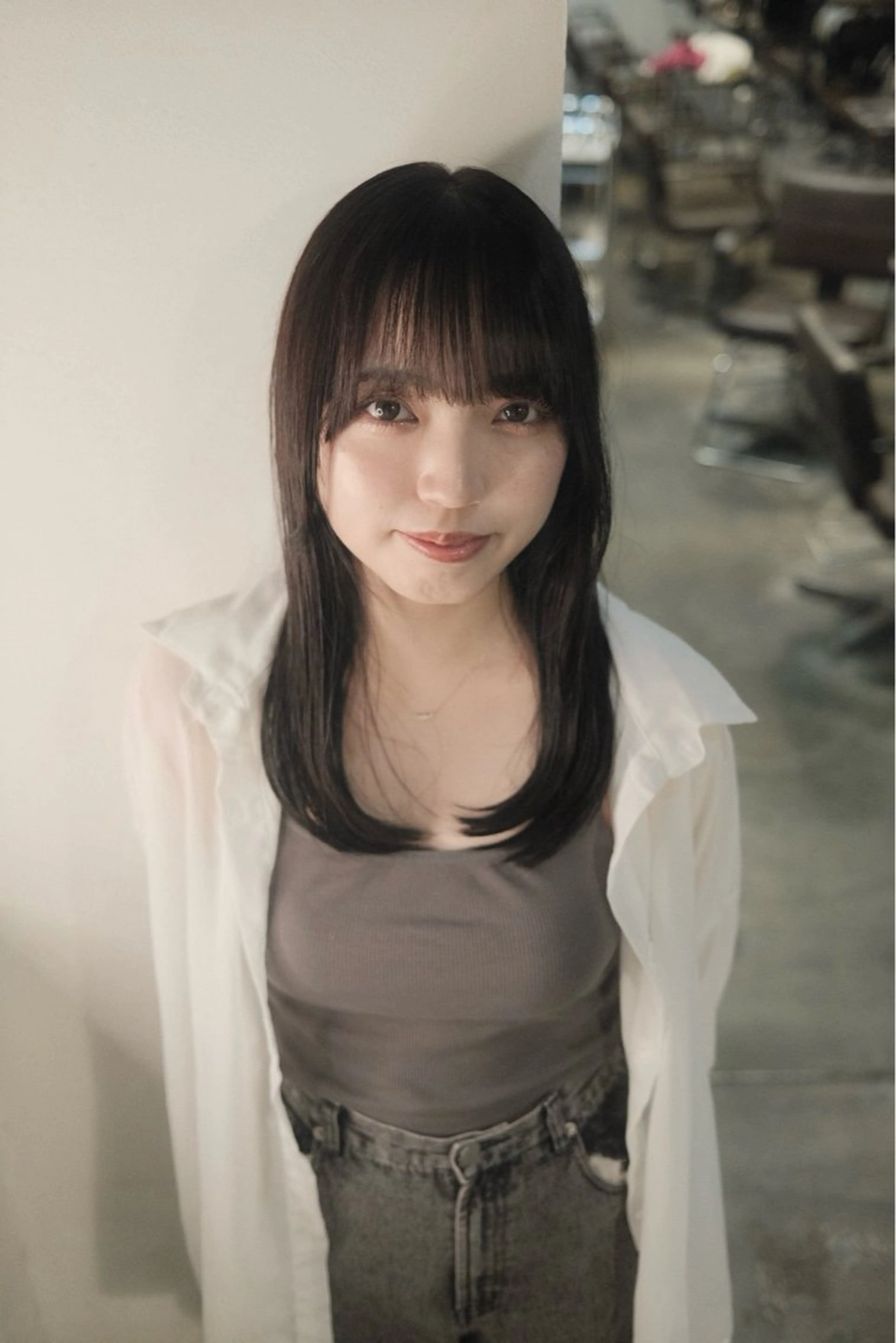 ミディアム カラー ブリーチ 透明感カラー ブリーチなしカラー ヘアカラー トリートメント MEIKA hair＆beauty所属・ハナオカユウキ/札幌 /ナチュラルhairのヘアスタイル