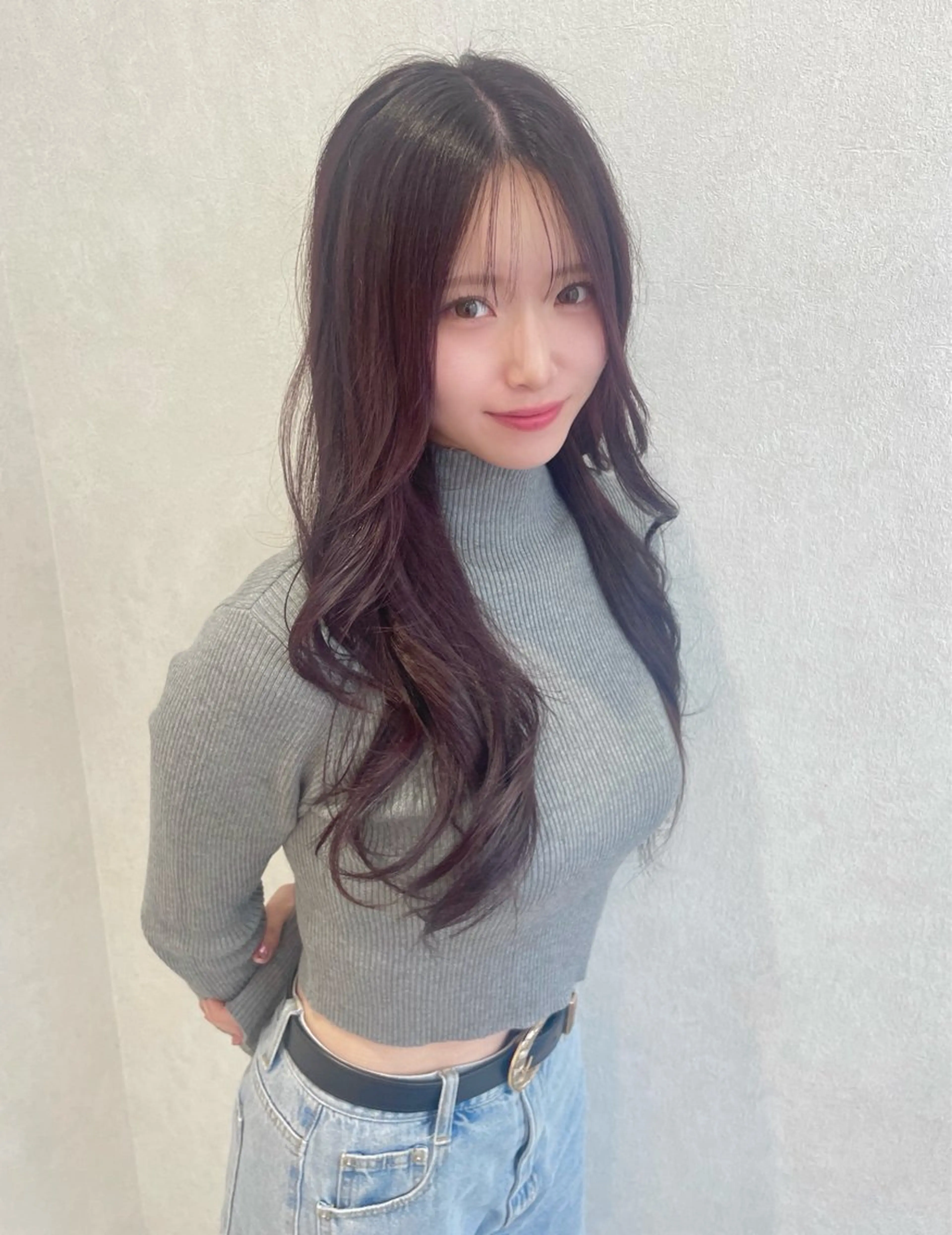 ロング カット ヘアカラー トリートメント 艶髪ストレート 縮毛矯正🍀本田拓也のヘアスタイル