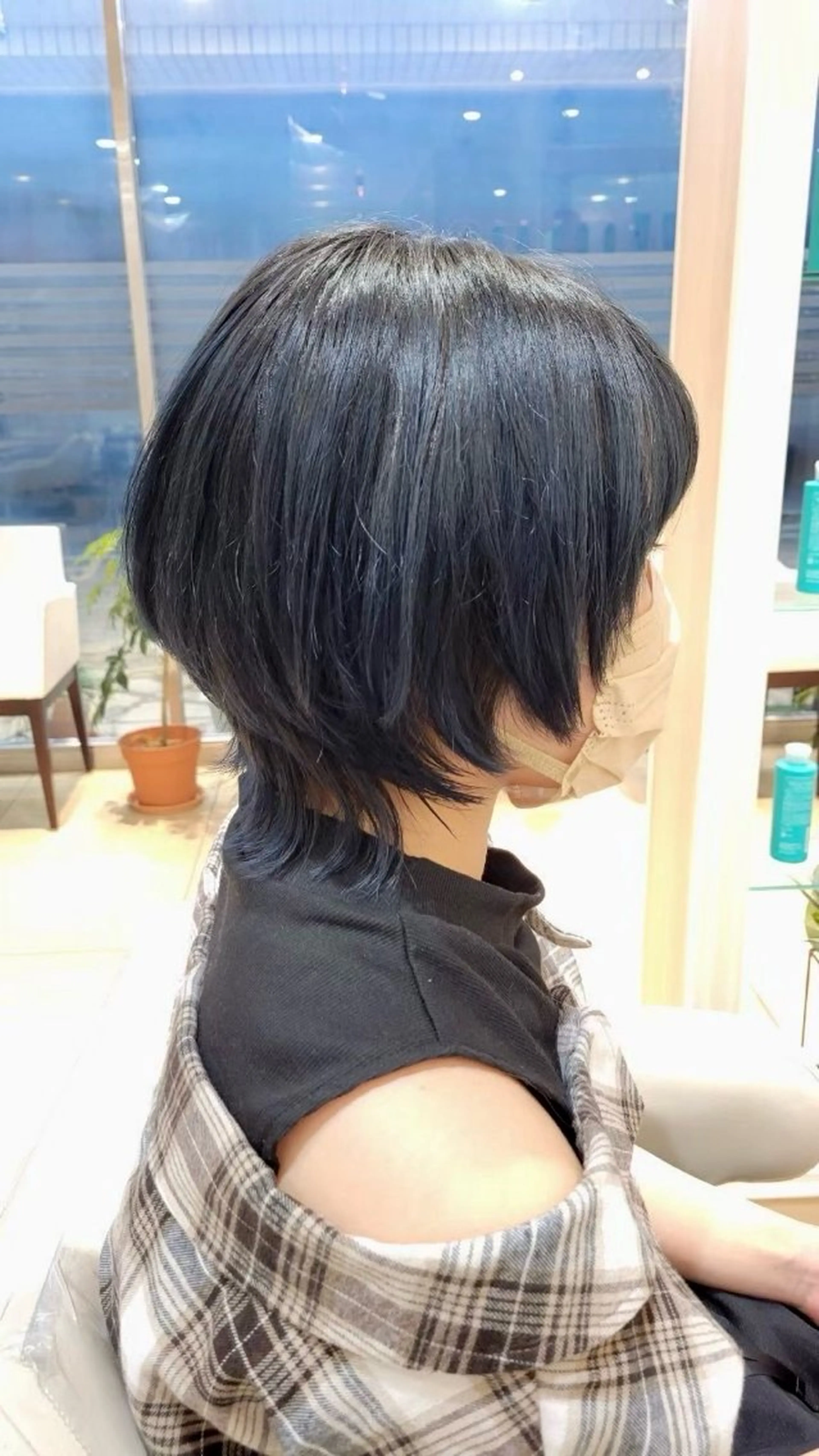 ミディアム Ash瀬谷 長嶋零のヘアスタイル