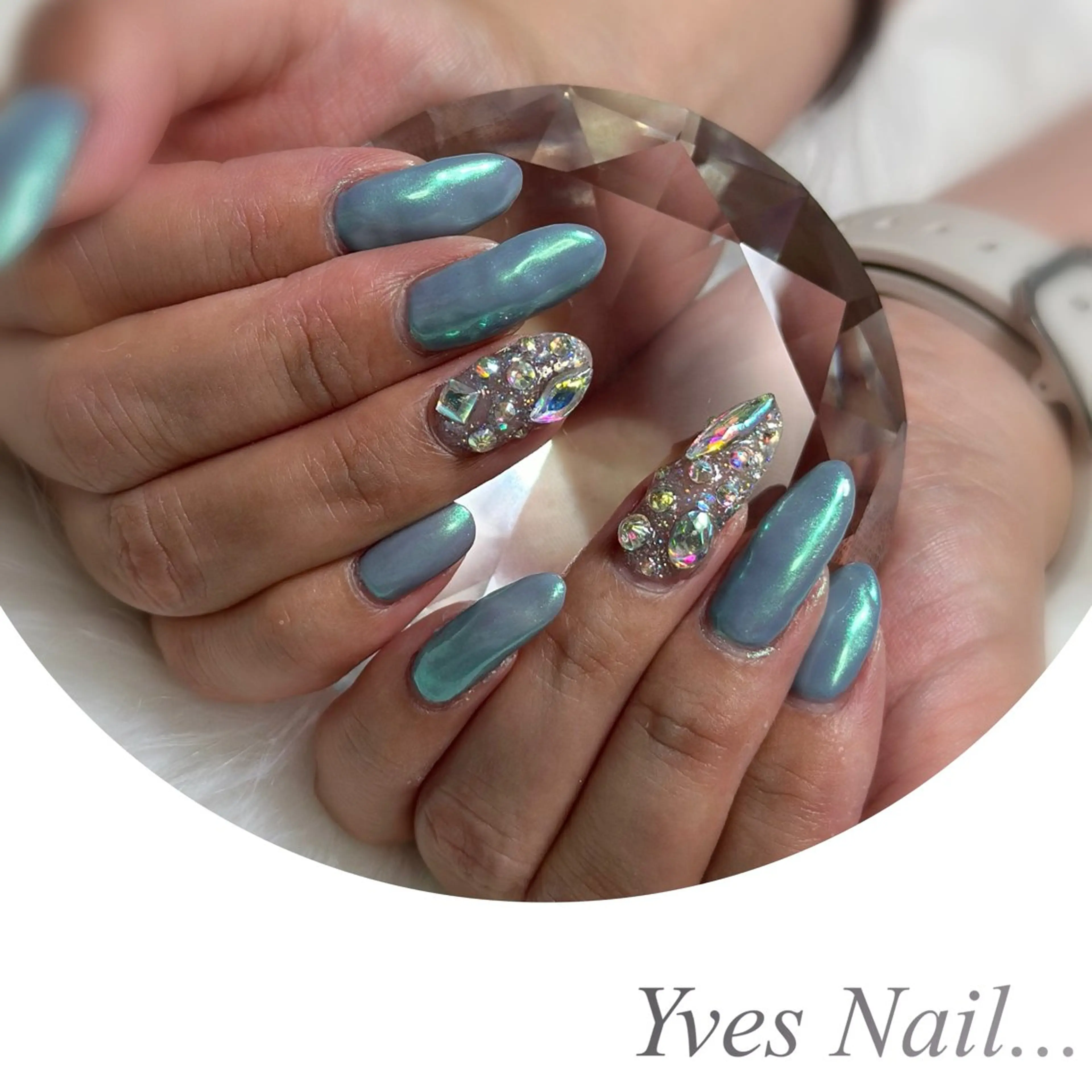 ネイル ミラーネイル ハンドネイル kanno yのネイルデザイン