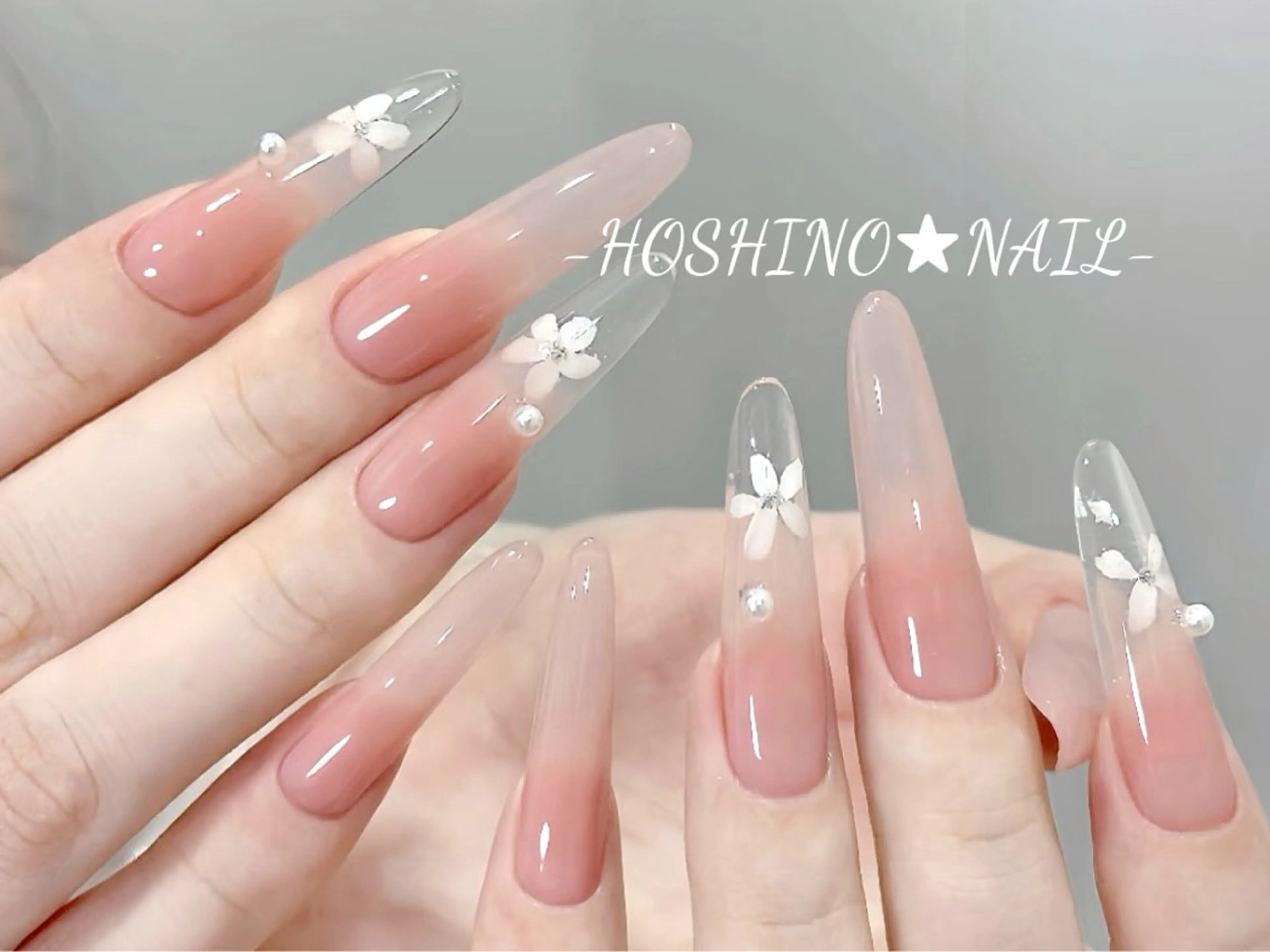 ネイル オーロラネイル チークネイル ドット フットネイル フレンチネイル ハンドネイル ★HOSHINO NAIL★新宿店のネイルデザイン