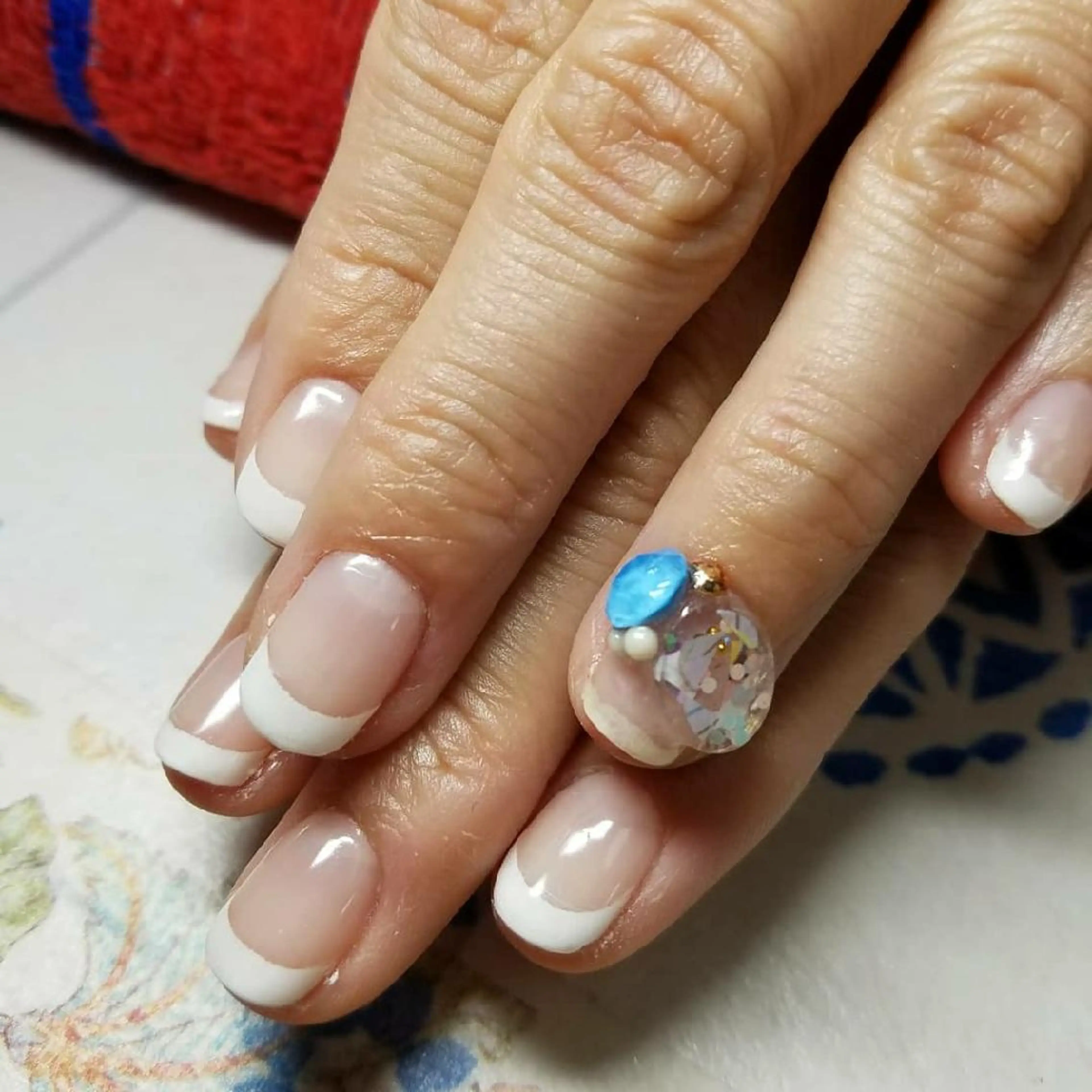 ネイル フレンチネイル nail yu-joy所属・yuu -joynailのネイルデザイン