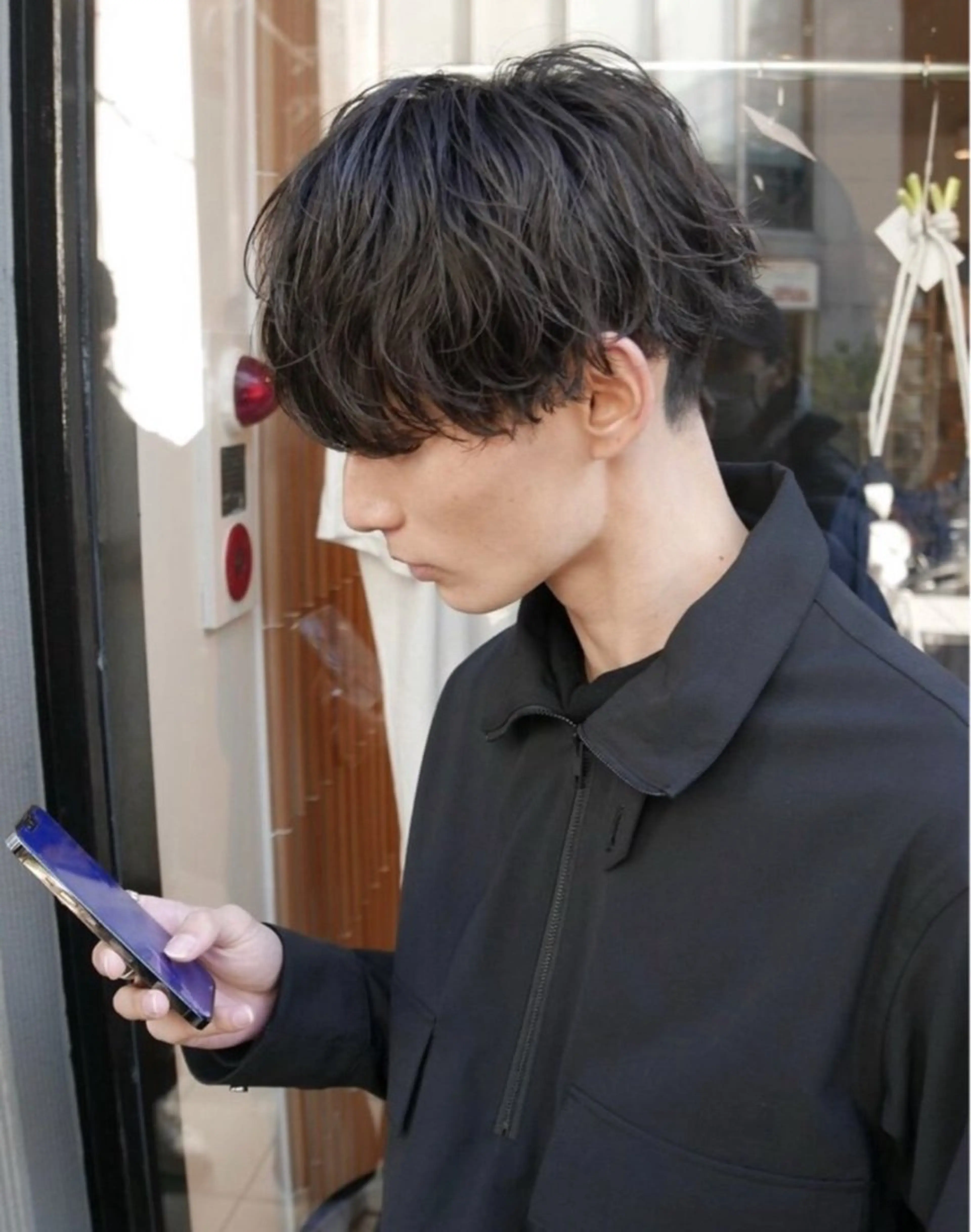 パーマ メンズ カット パーマ 馬場 斗生のヘアスタイル