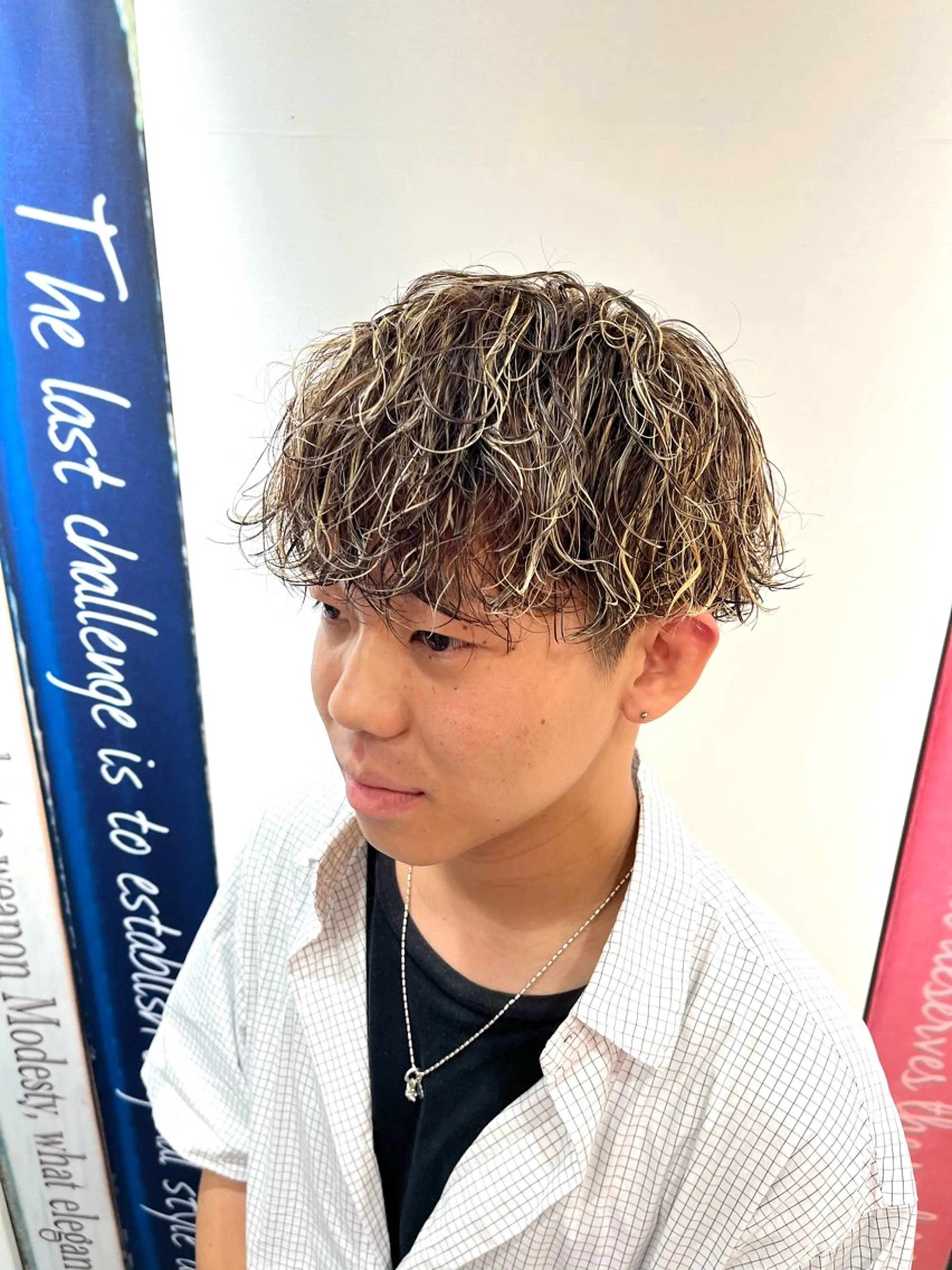 ショート パーマ メンズ カット パーマ 🔥メンズ特化🔥 橋本琉磨のヘアスタイル