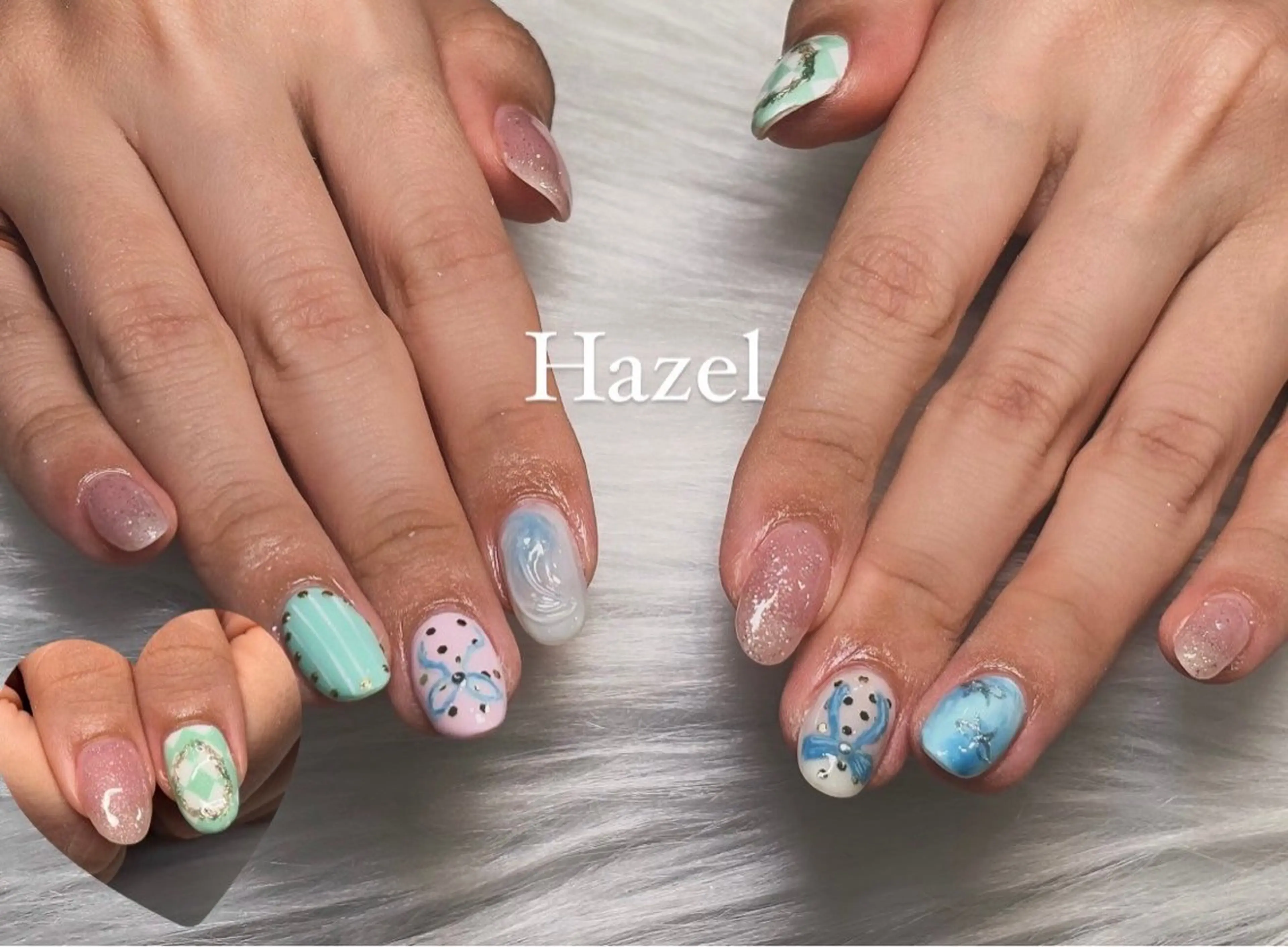ネイル ハンドネイル 🤍Hazel ユイ 吉祥寺🤎のネイルデザイン