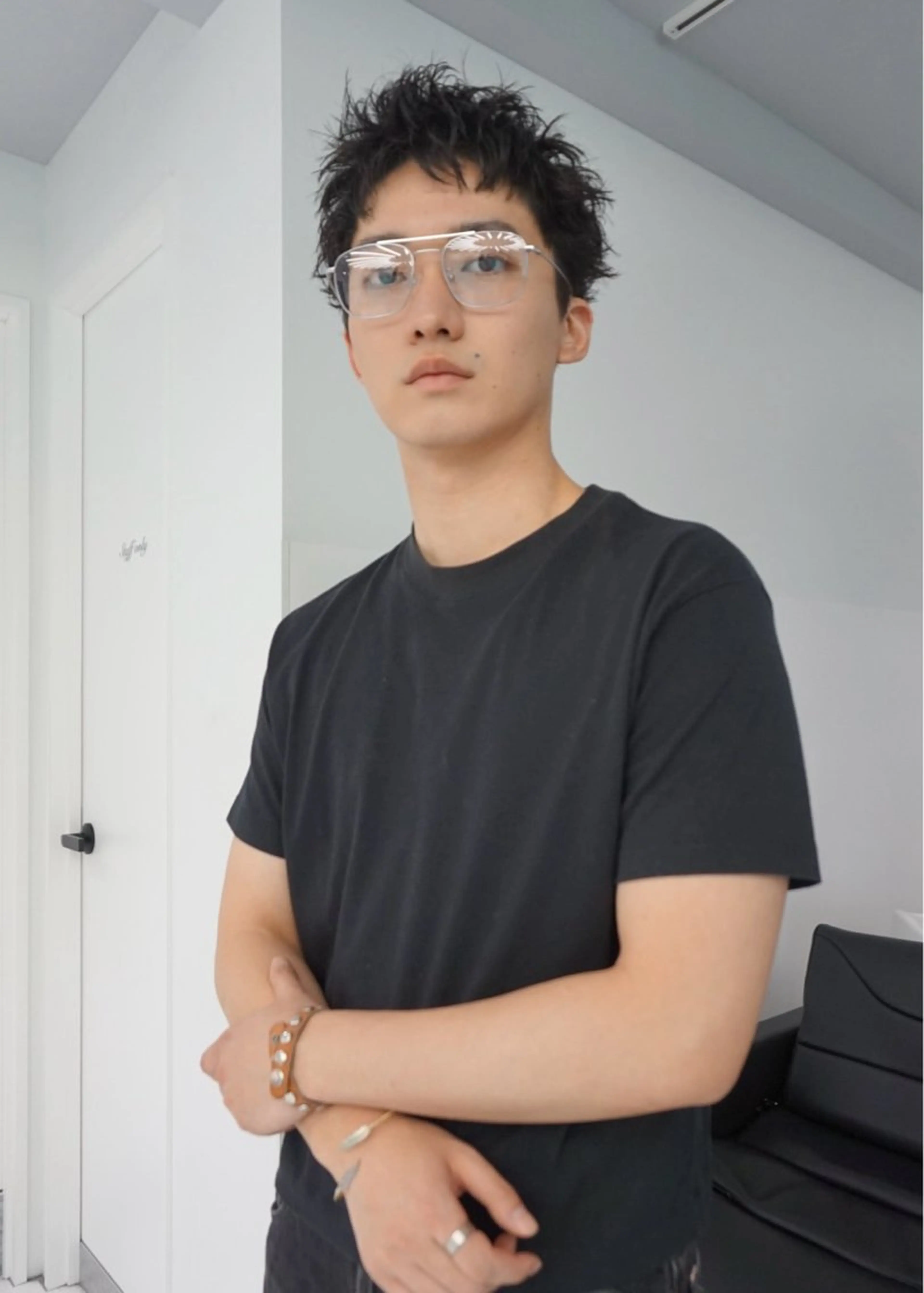 ショート カラー パーマ メンズ カット 吉祥寺/個性派/ kazuha🩰のヘアスタイル