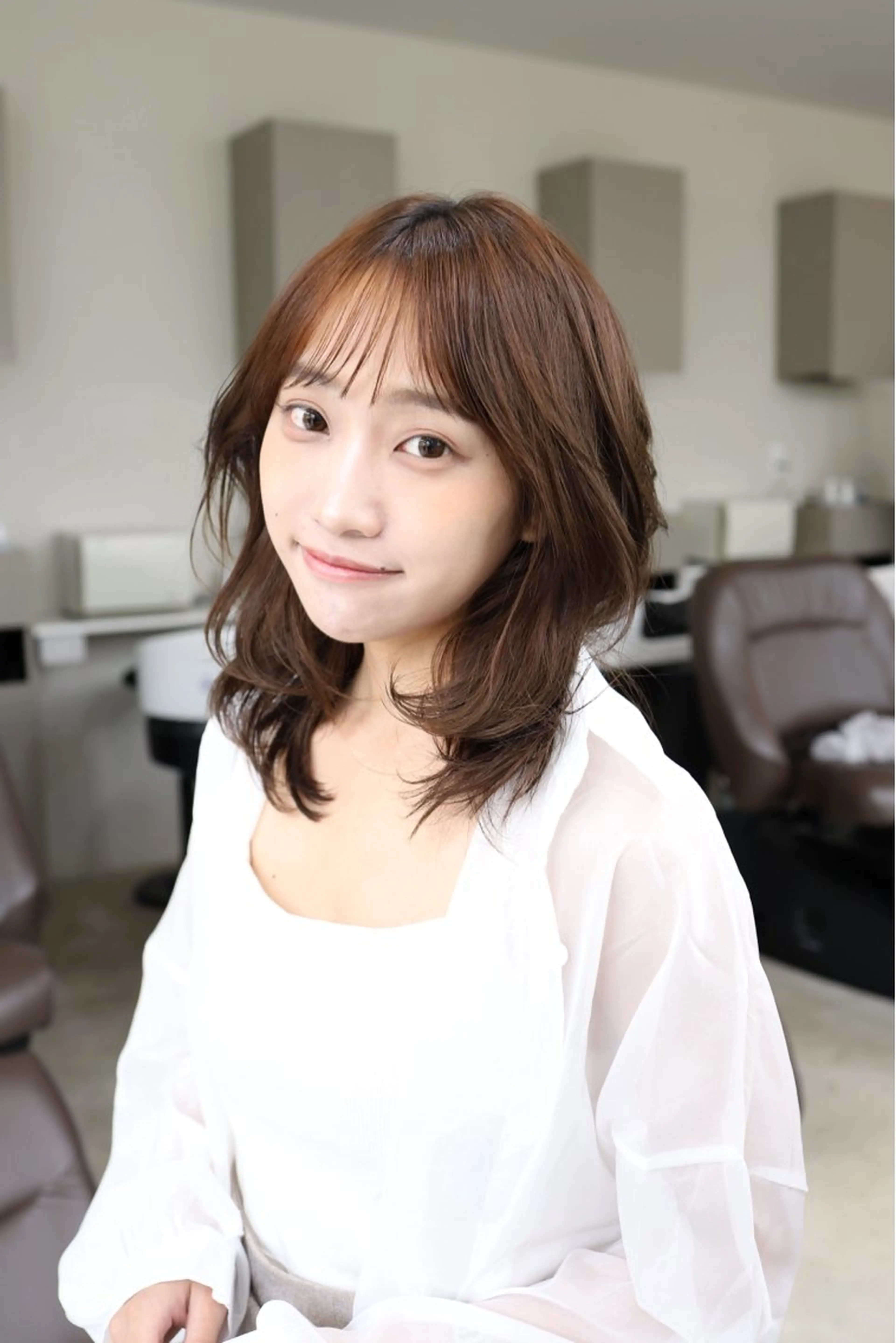 セミロング 磯部 拓磨のヘアスタイル