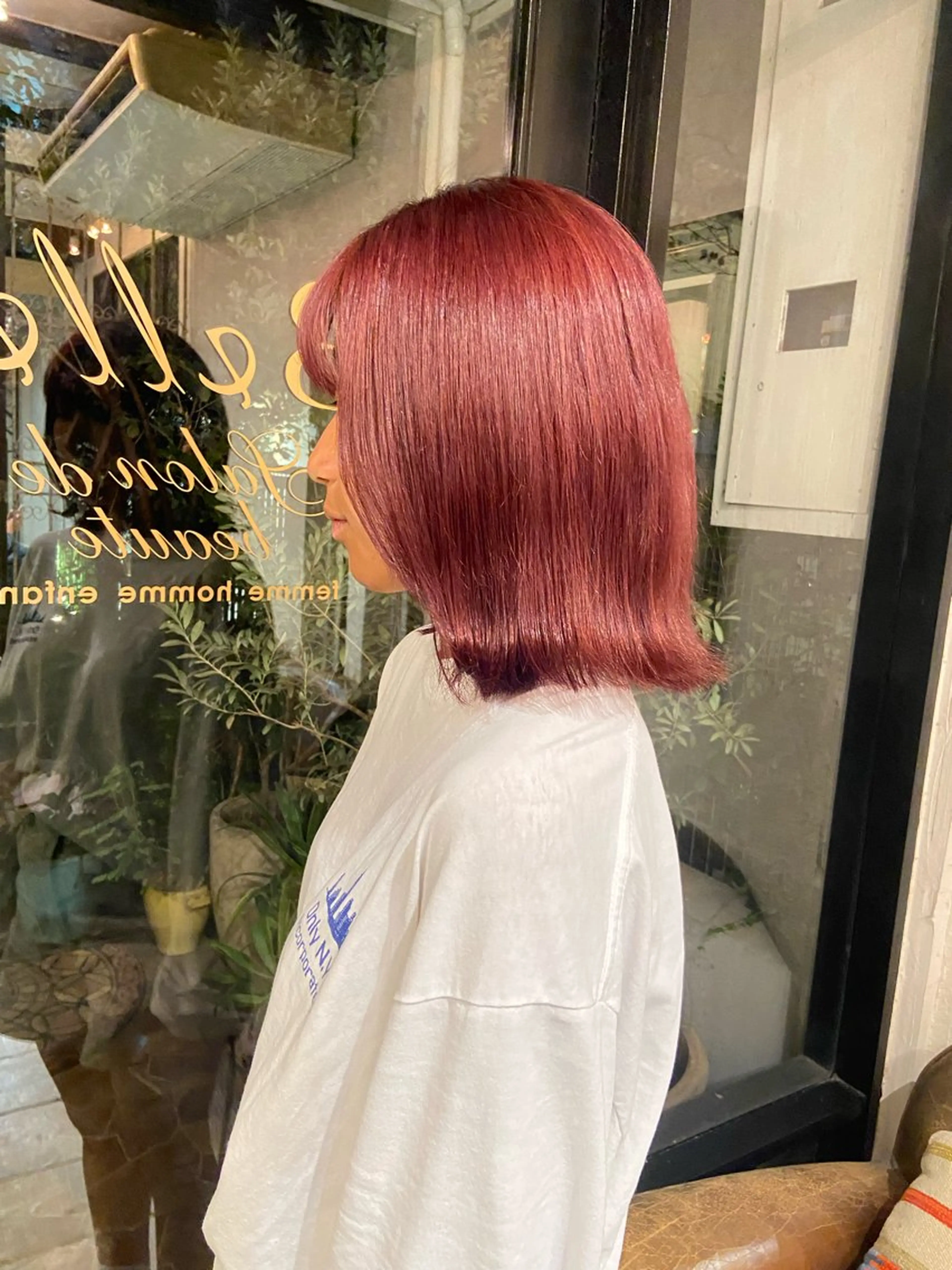 カラー ブリーチ ピンクカラー バイオレットカラー ヘアカラー トリートメント ダメージレス美容師 🌱水島侑理のヘアスタイル
