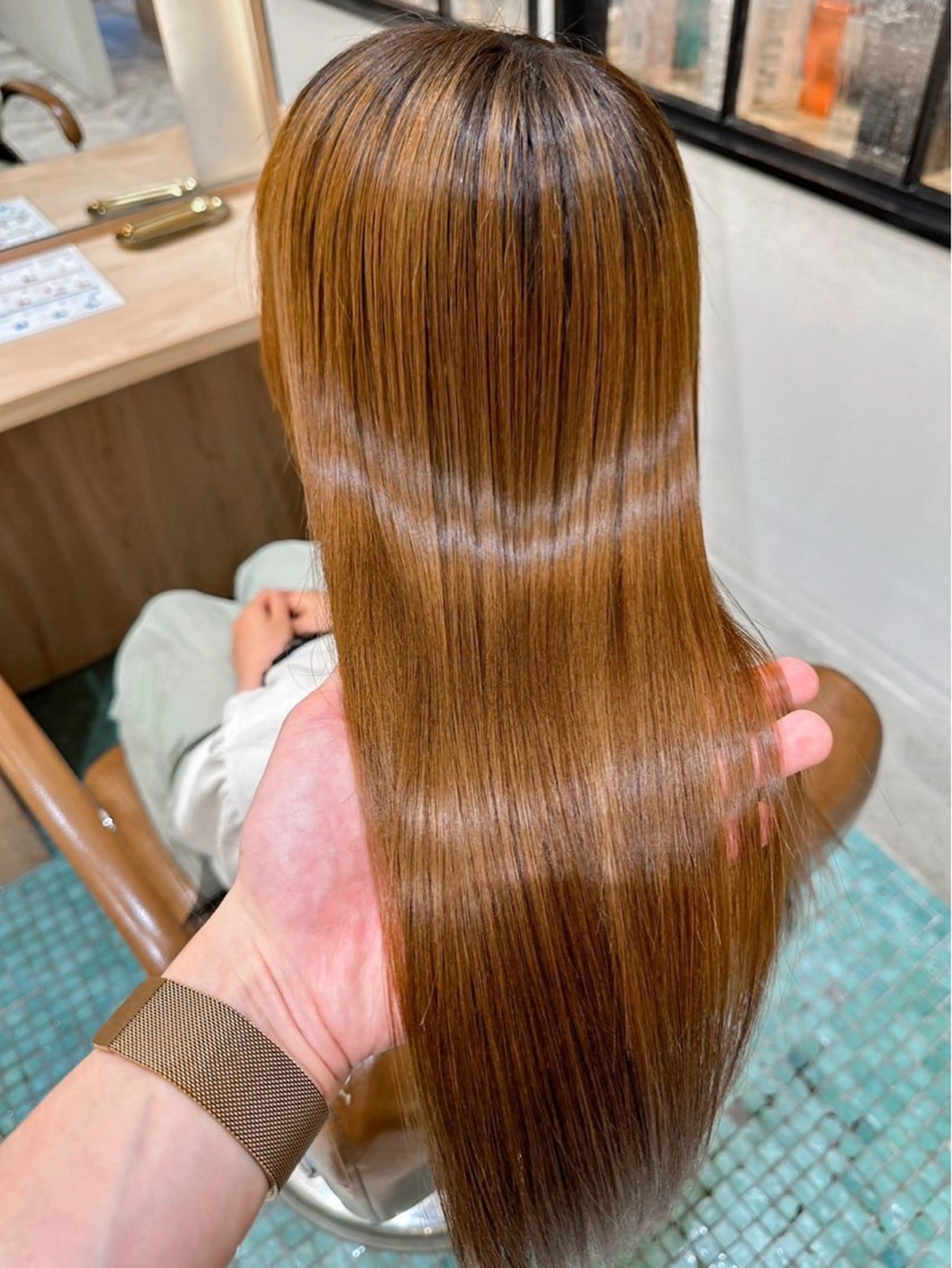 ロング 縮毛矯正 トリートメント ATENA所属・撮影モデル様募集 直樹のヘアスタイル