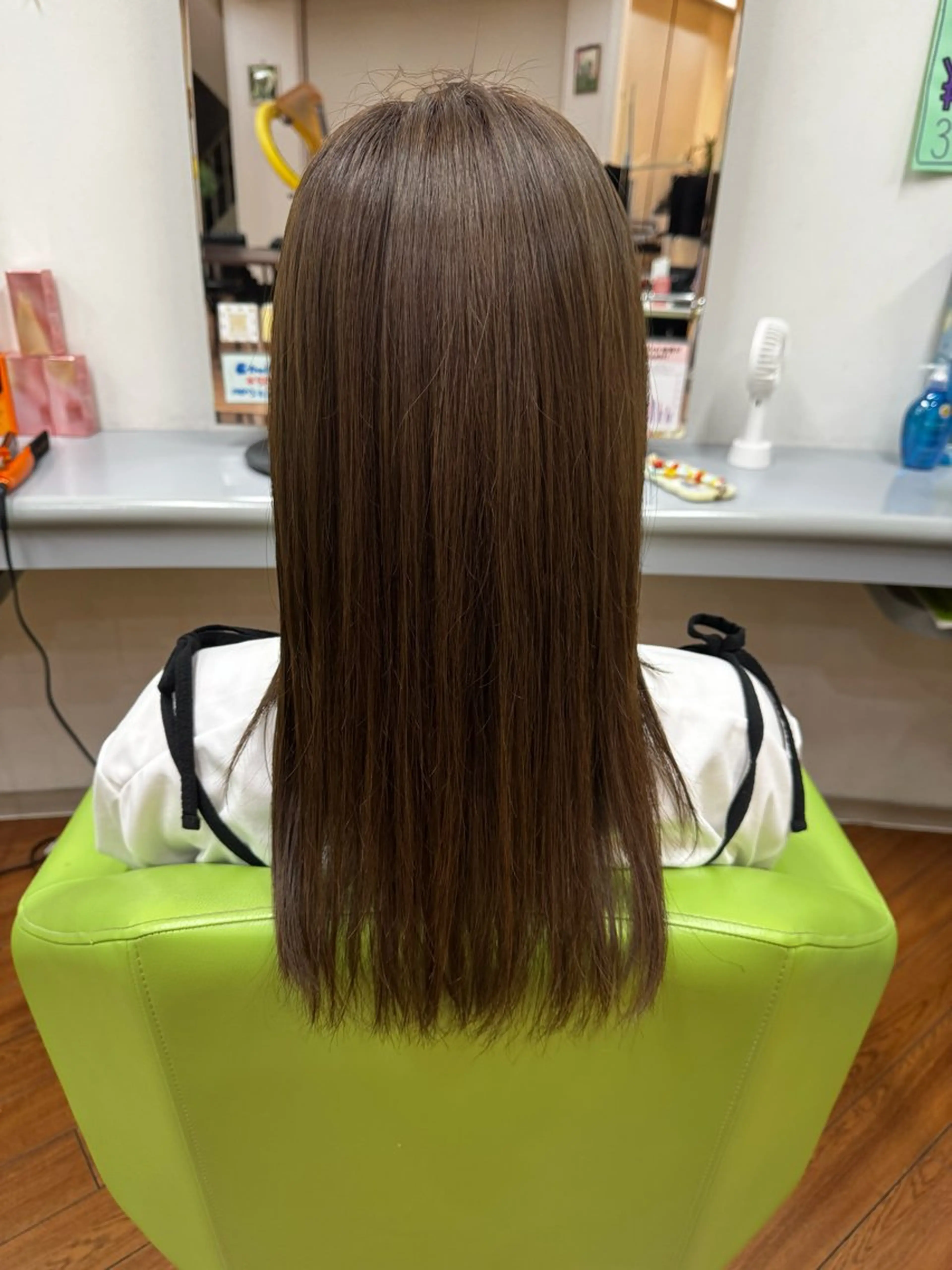 ロング カラー ベージュカラー 透明感カラー ヘアカラー μ.Akane所属・μ Akaneのヘアスタイル