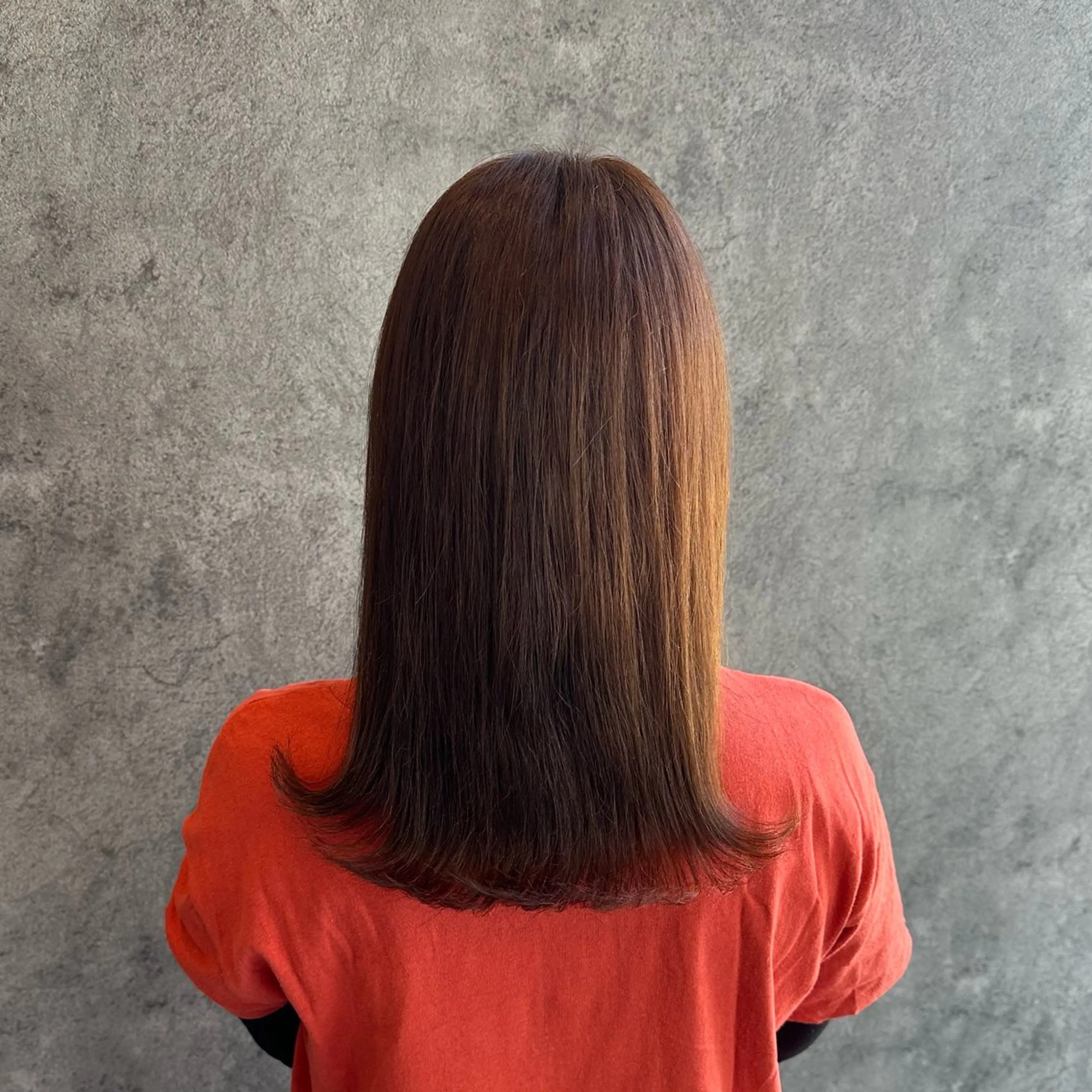 ミディアム ヘアカラー Agu hair olive所属・伊藤 瑞紀のヘアスタイル