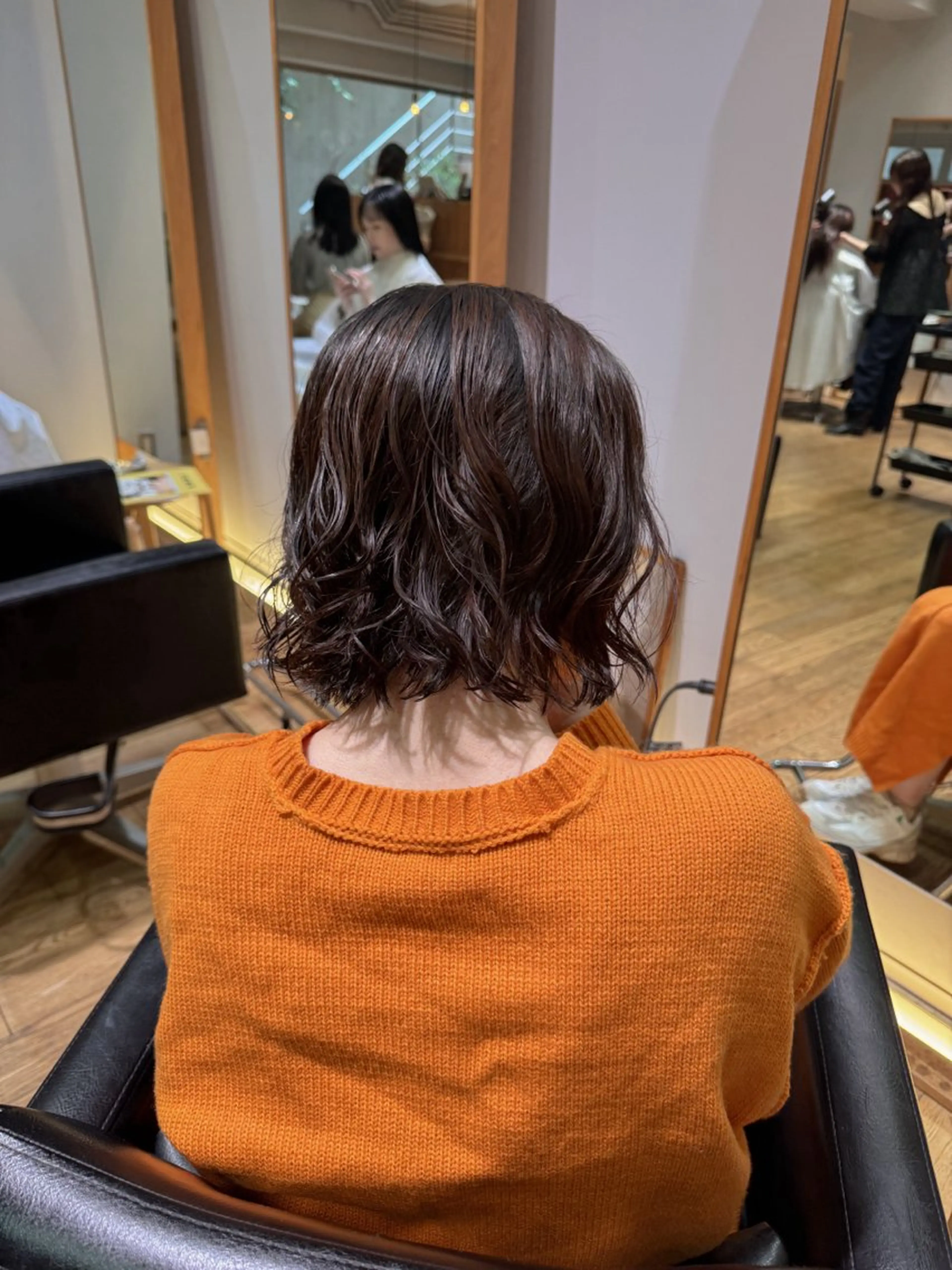 ショート パーマ カット パーマ 大橋 芽衣のヘアスタイル