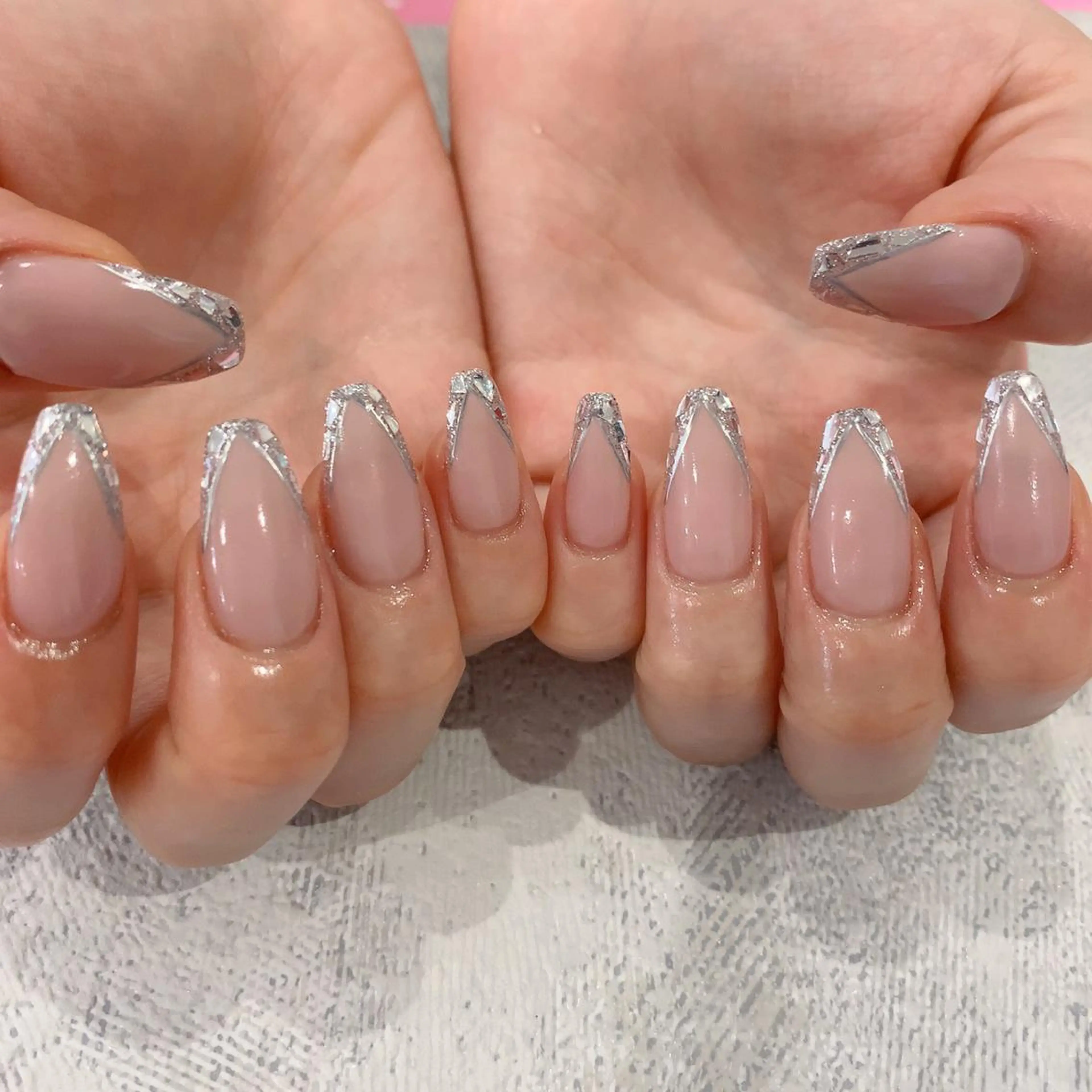 セミロング ネイル cho nailのネイルデザイン