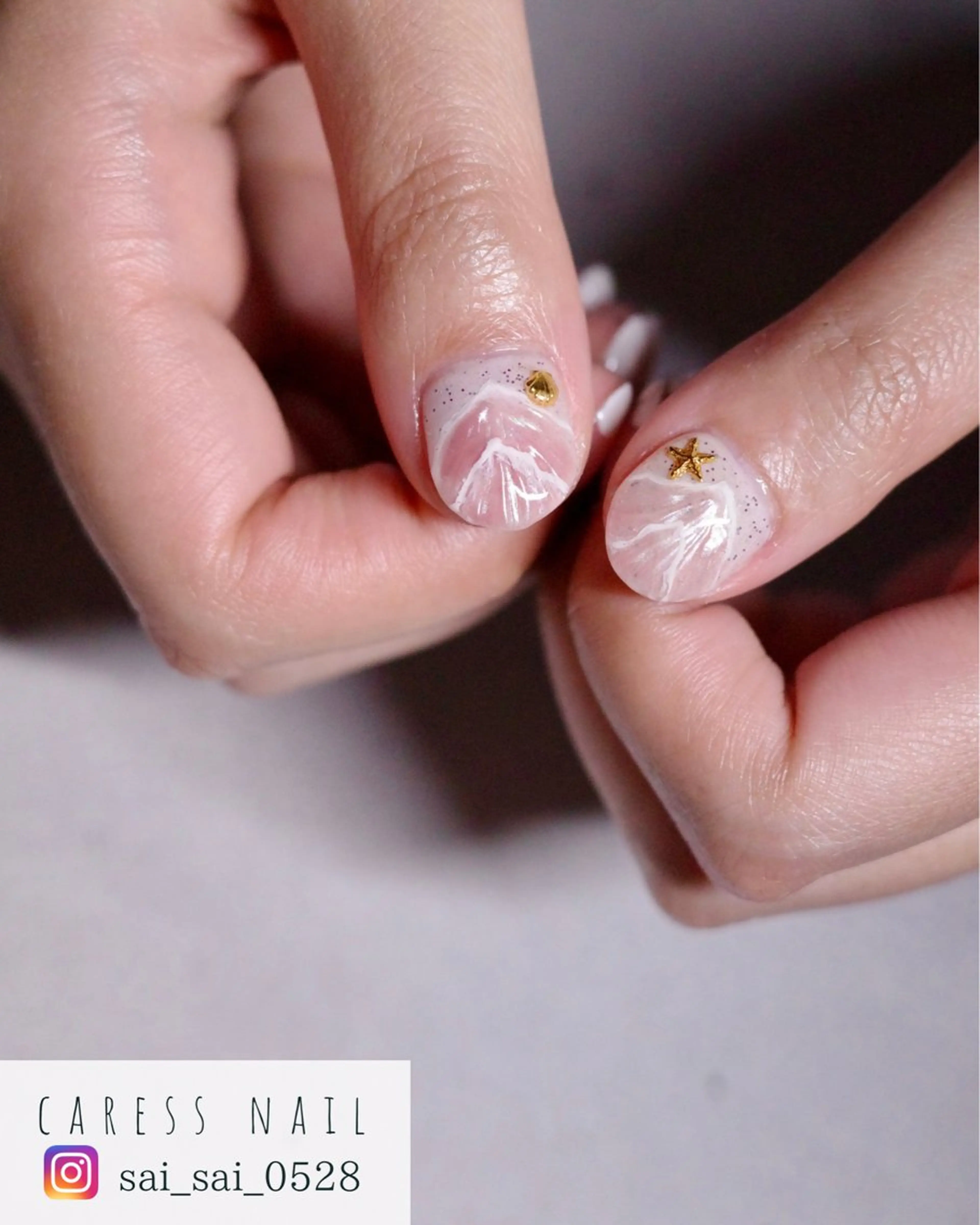 ネイル caress  nail カレスネイル　代々木上原所属・カレスネイル さいのネイルデザイン