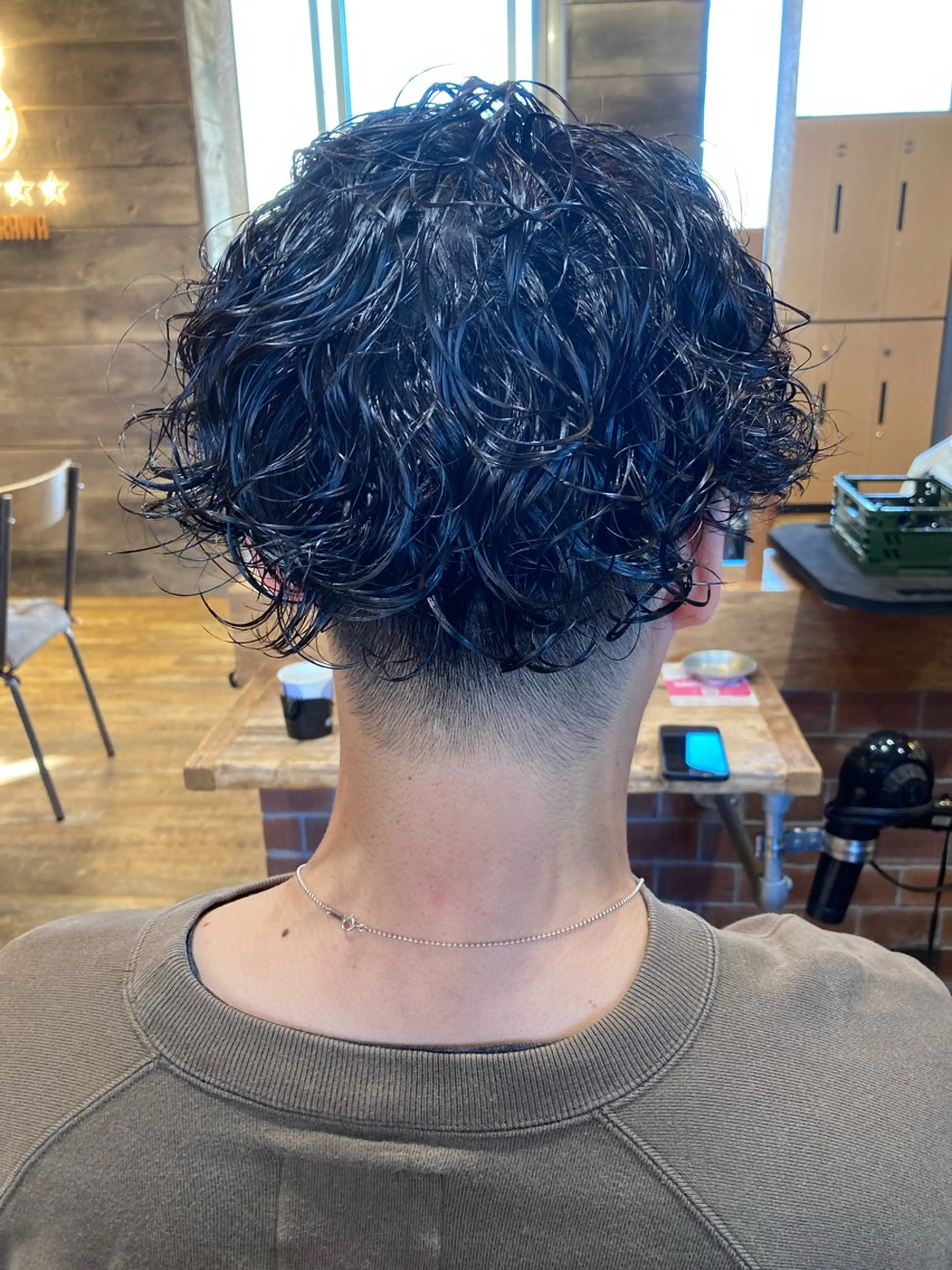 ショート カット パーマ 菊地 優斗のヘアスタイル