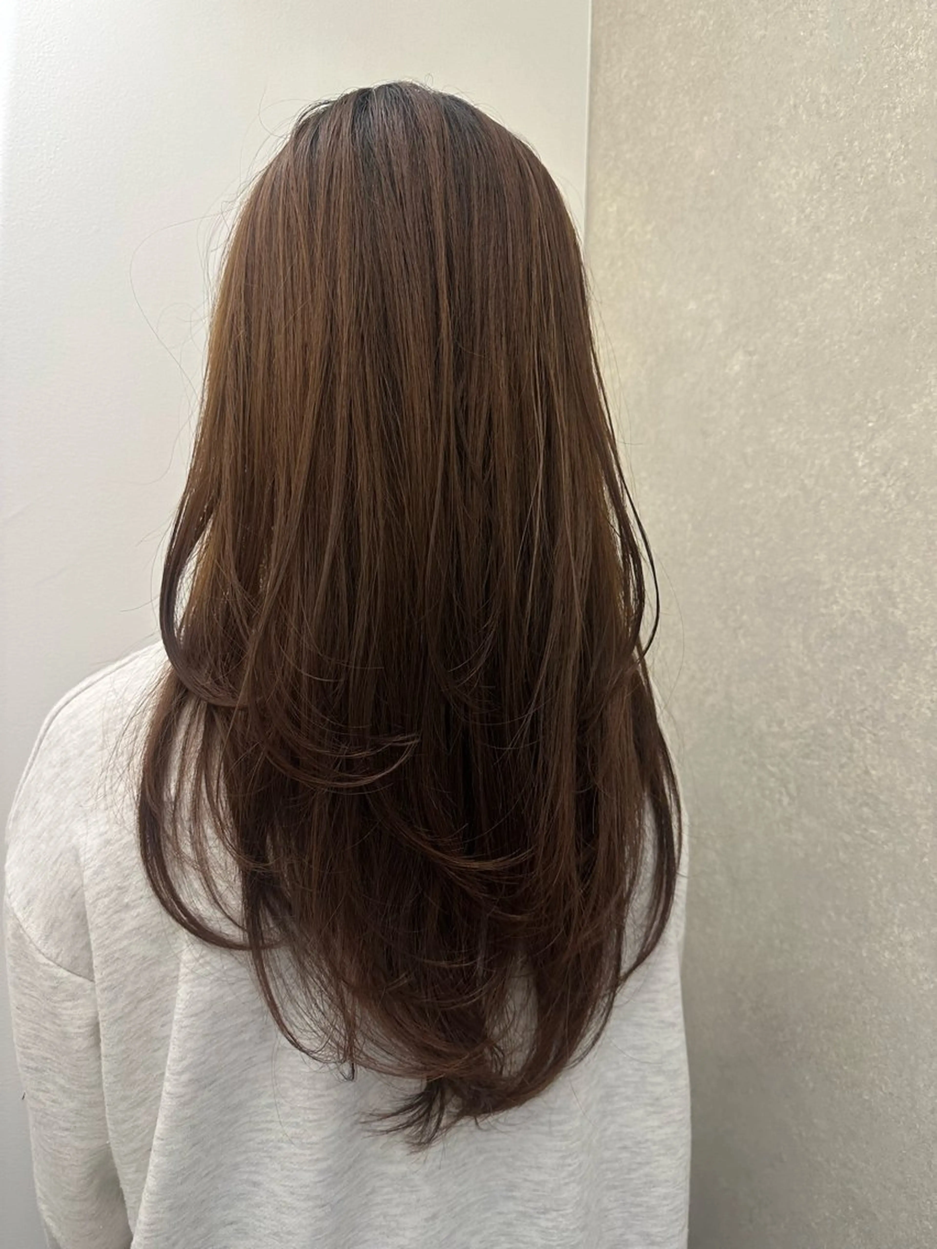 ロング カット 🎀韓国レイヤー特化 🎀ベージュ/ミクのヘアスタイル