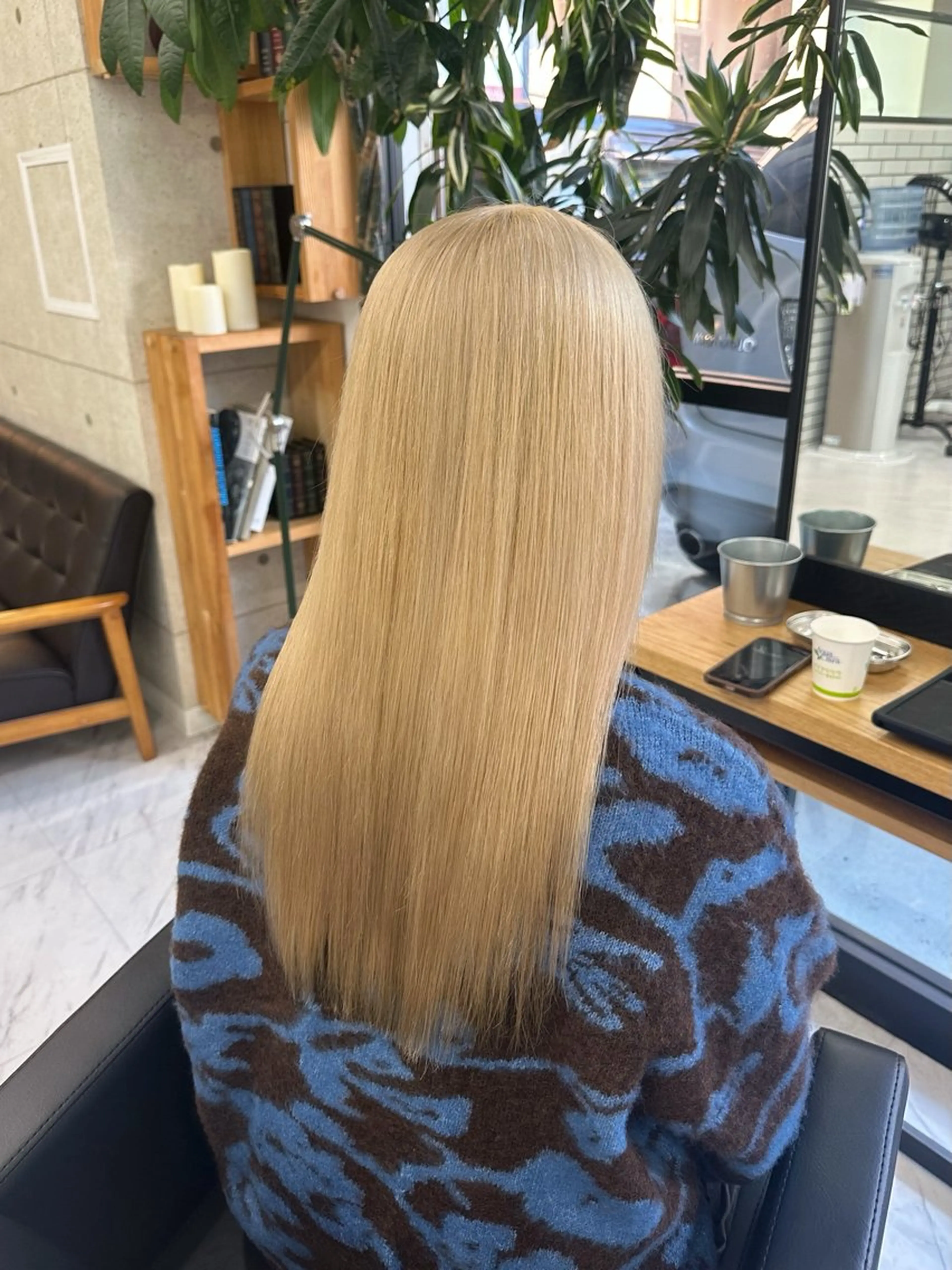 ロング カラー ヘアカラー トリートメント GiseL宗像 HiROEのヘアスタイル