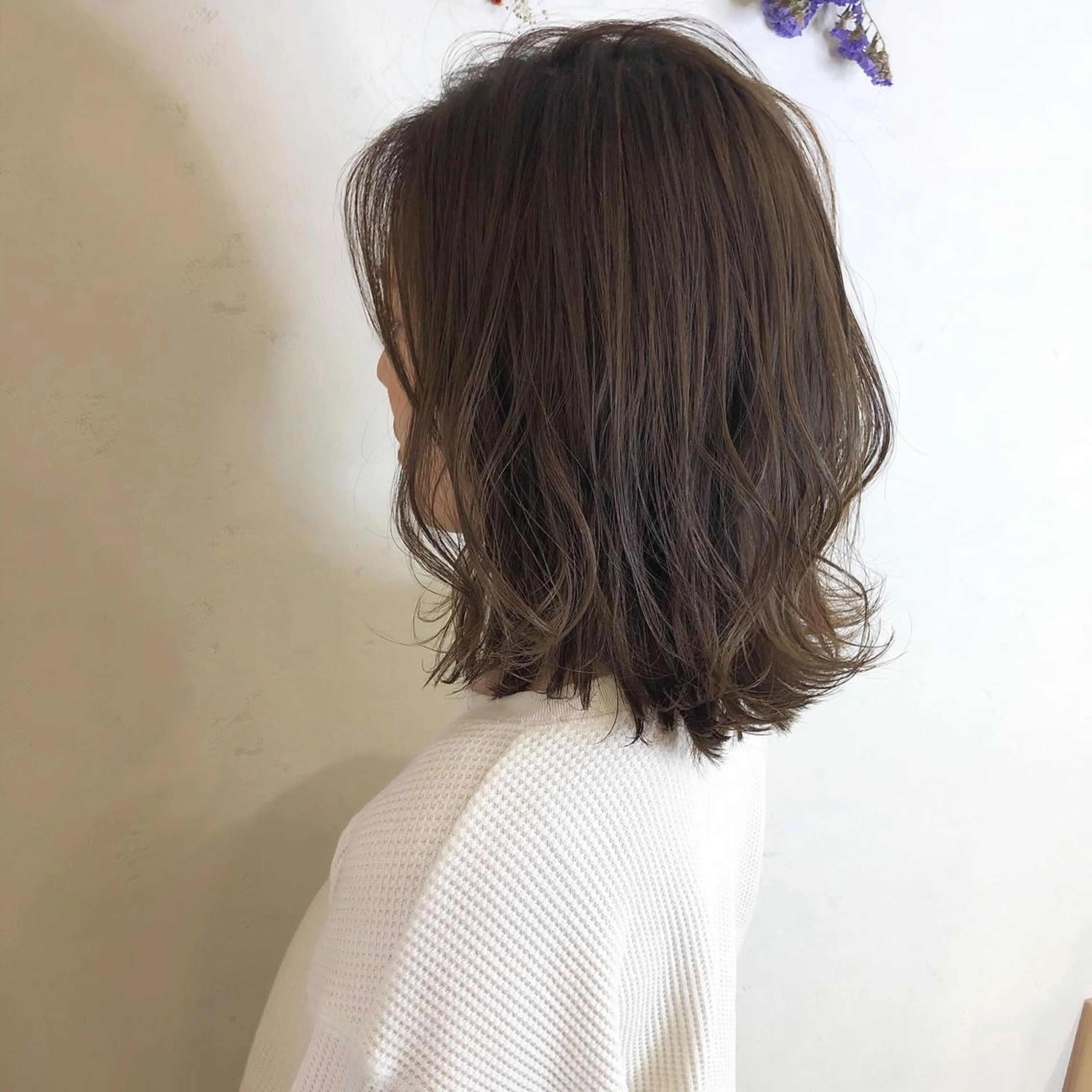 ミディアム カラー 青山 早希🐾のヘアスタイル
