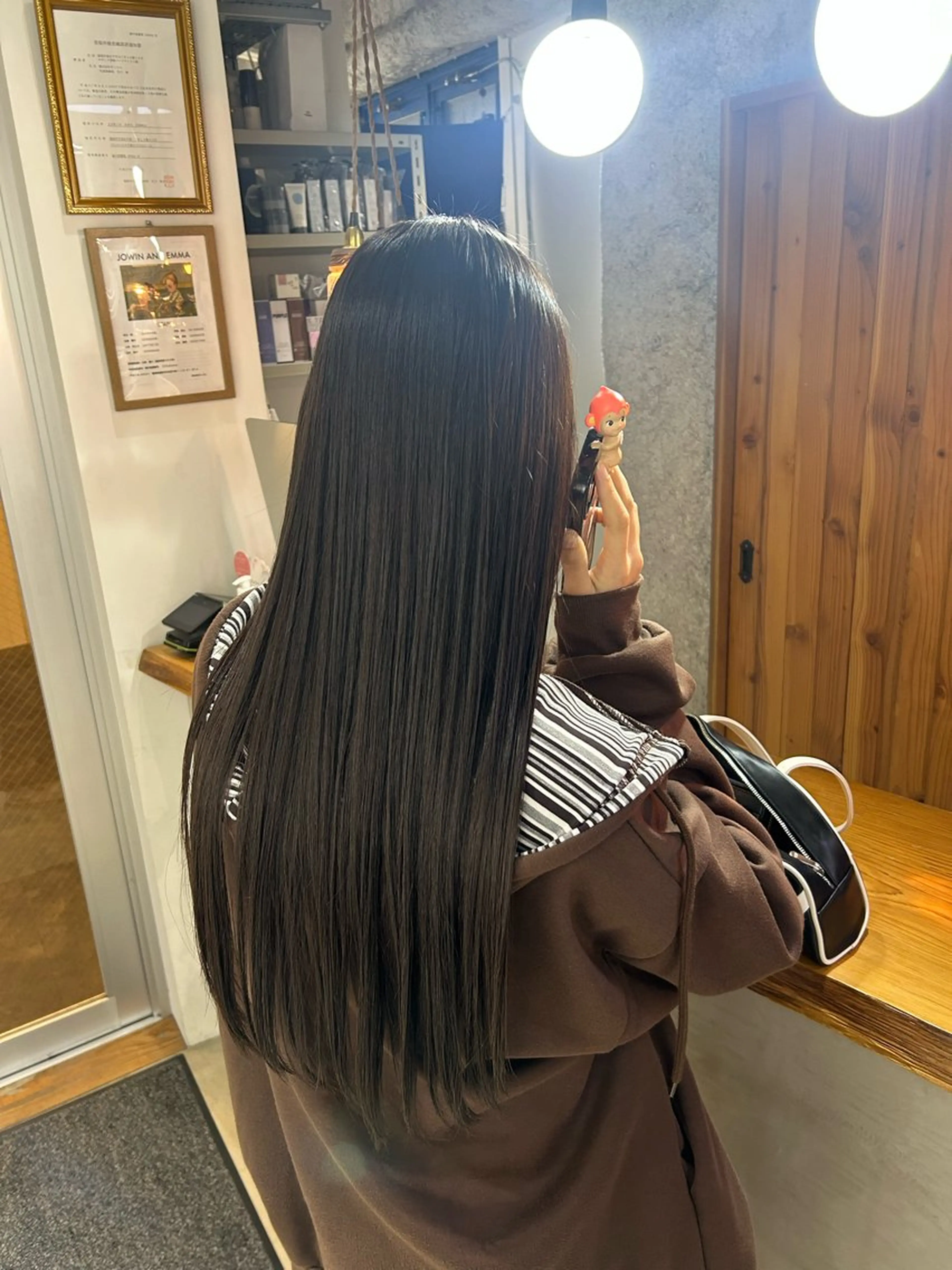 ロング 縮毛矯正 ま なのヘアスタイル