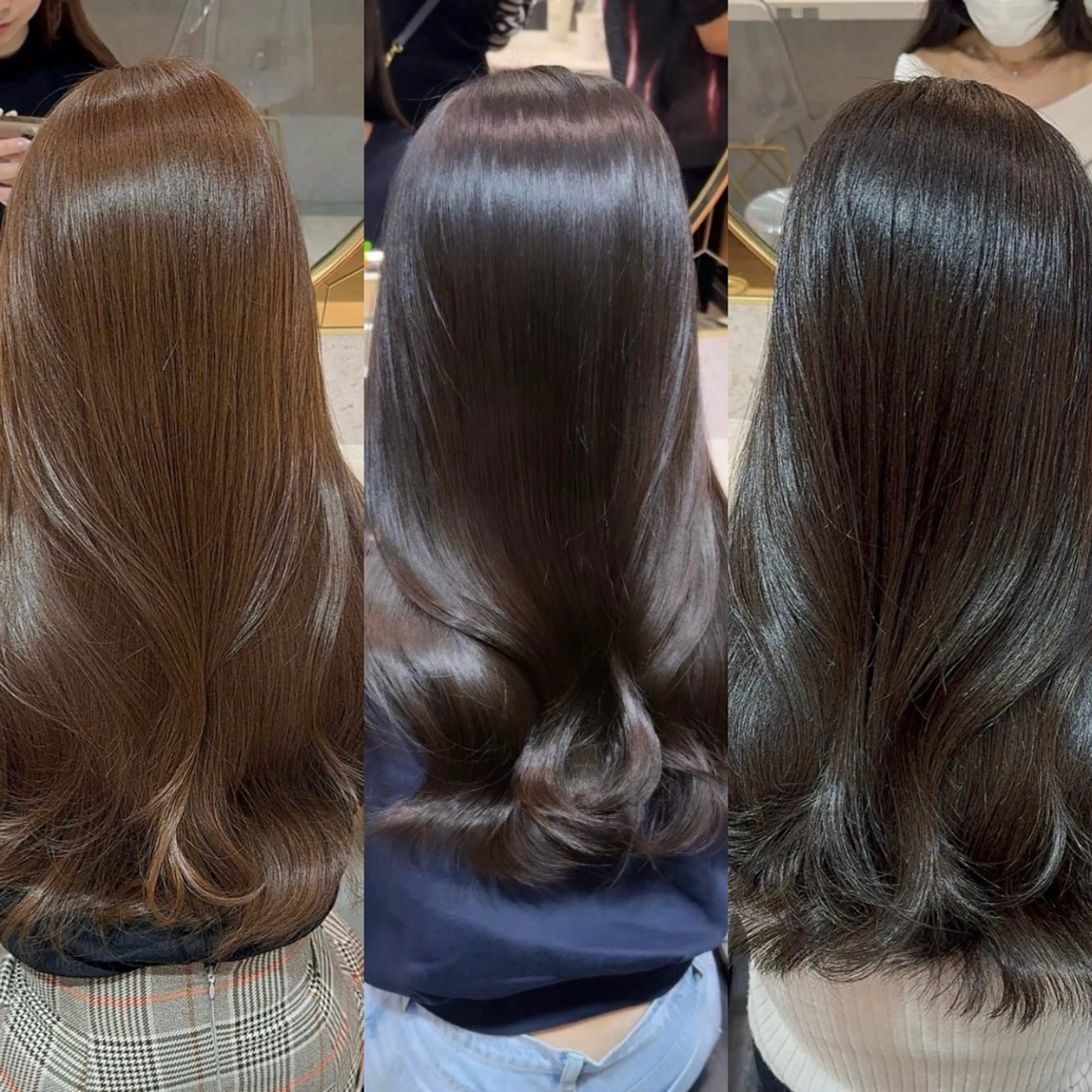 セミロング カラー カット ヘアカラー トリートメント 新宿/髪質改善/ボブ 韓国レイヤー大重聖斗のヘアスタイル