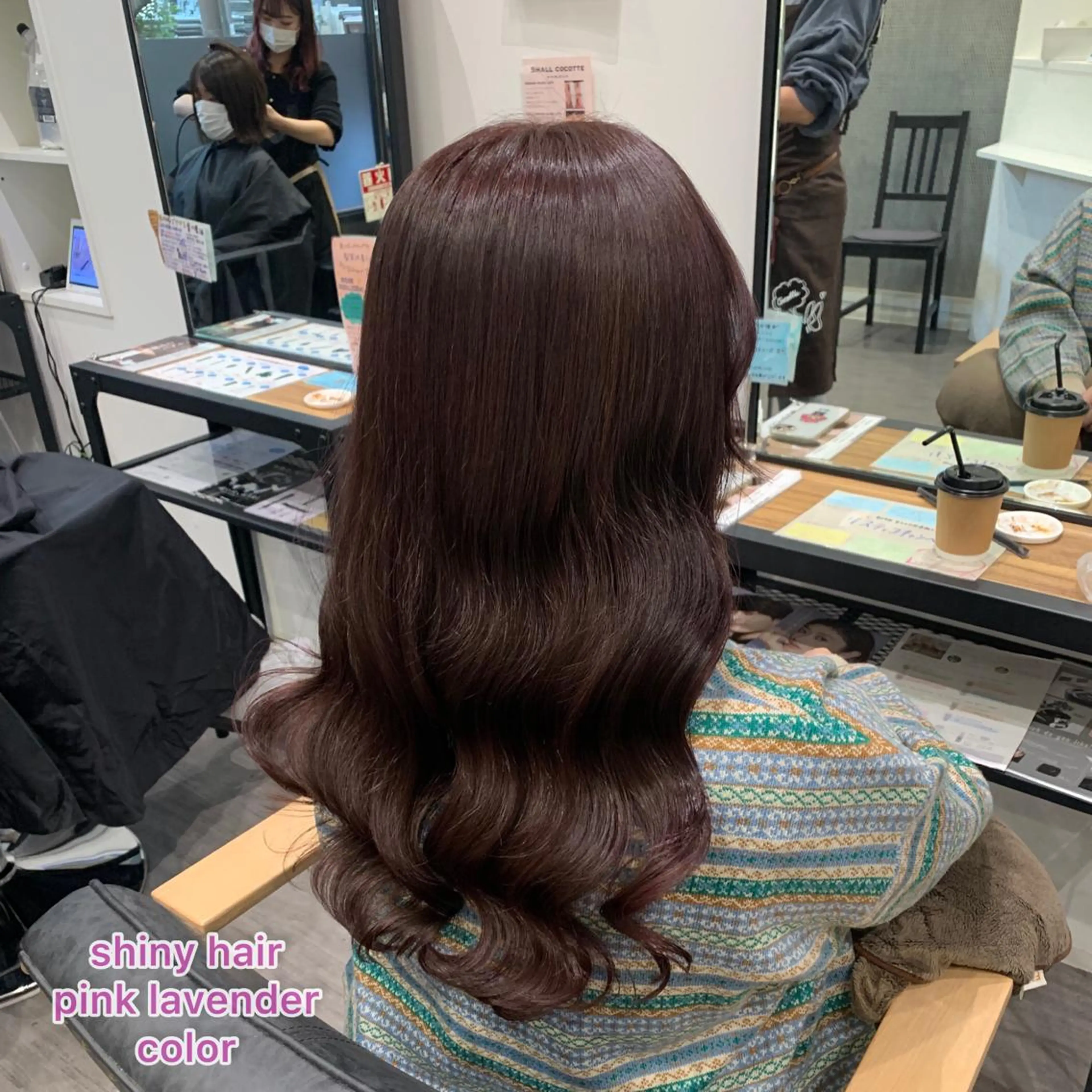 ロング カラー カット ヘアカラー トリートメント 上田 紗也のヘアスタイル