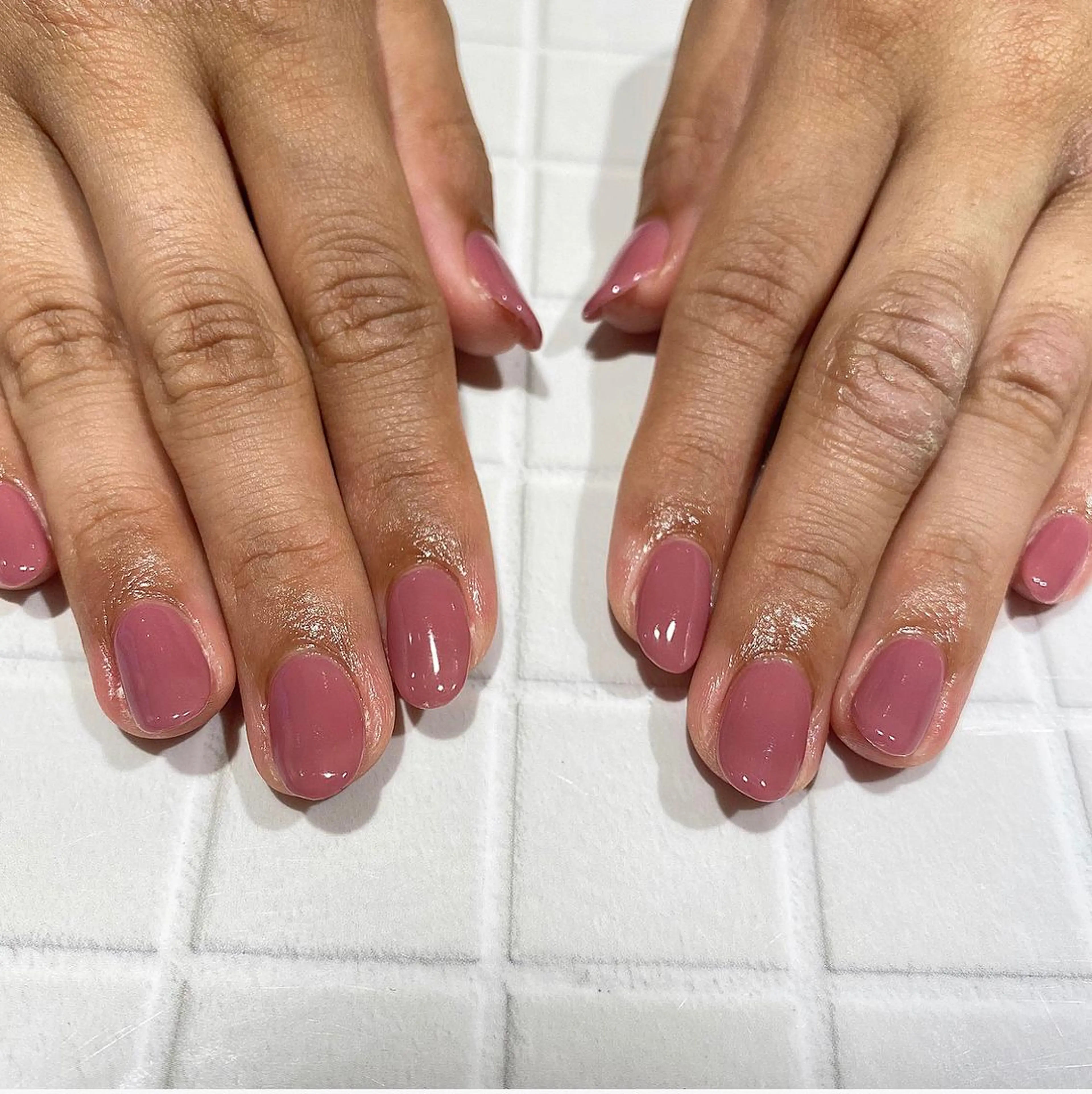 ネイル ピンク 椎葉 麻里矢のネイルデザイン