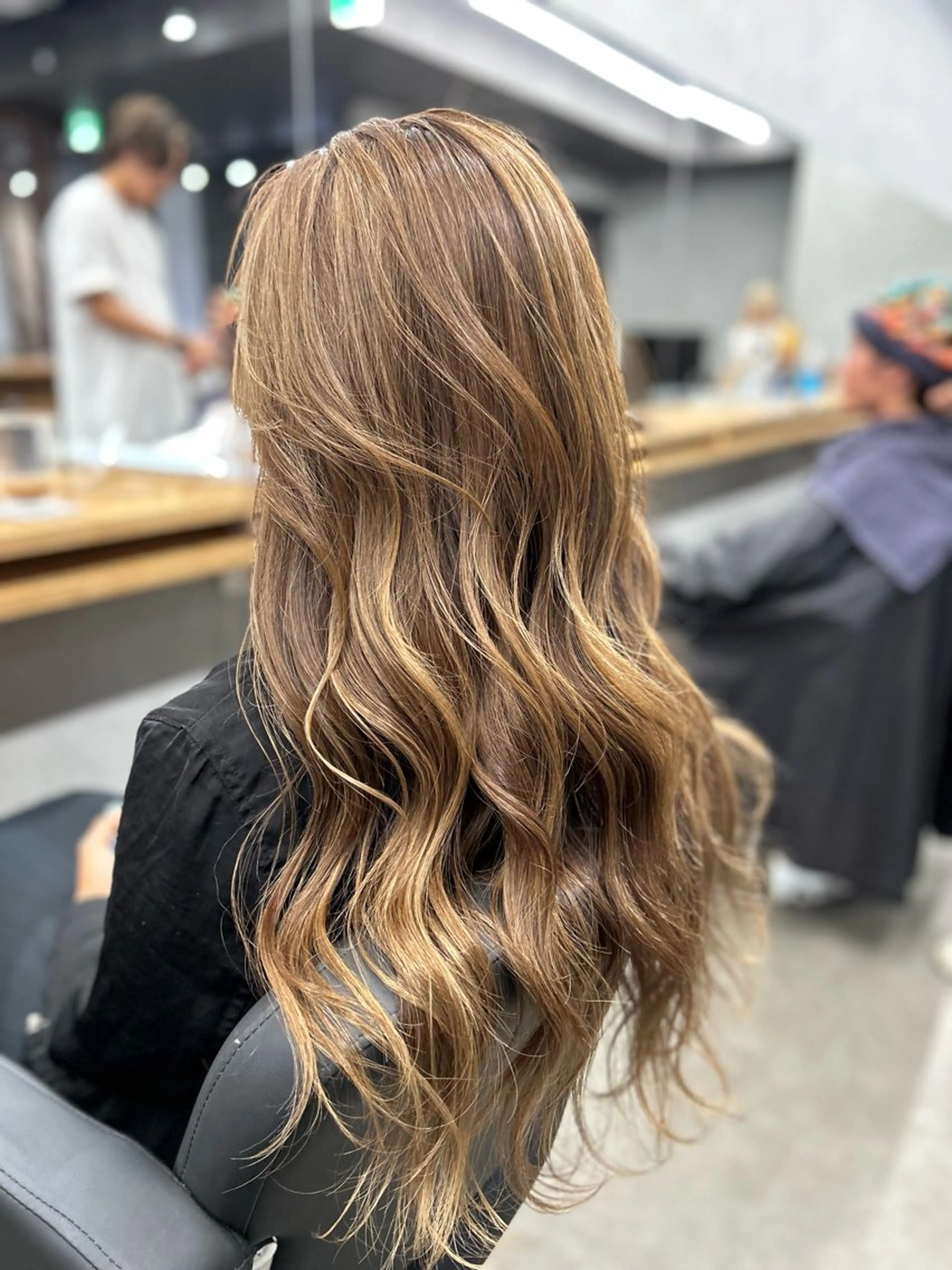 ロング カラー N/デザインカラー 🌿ナギのヘアスタイル