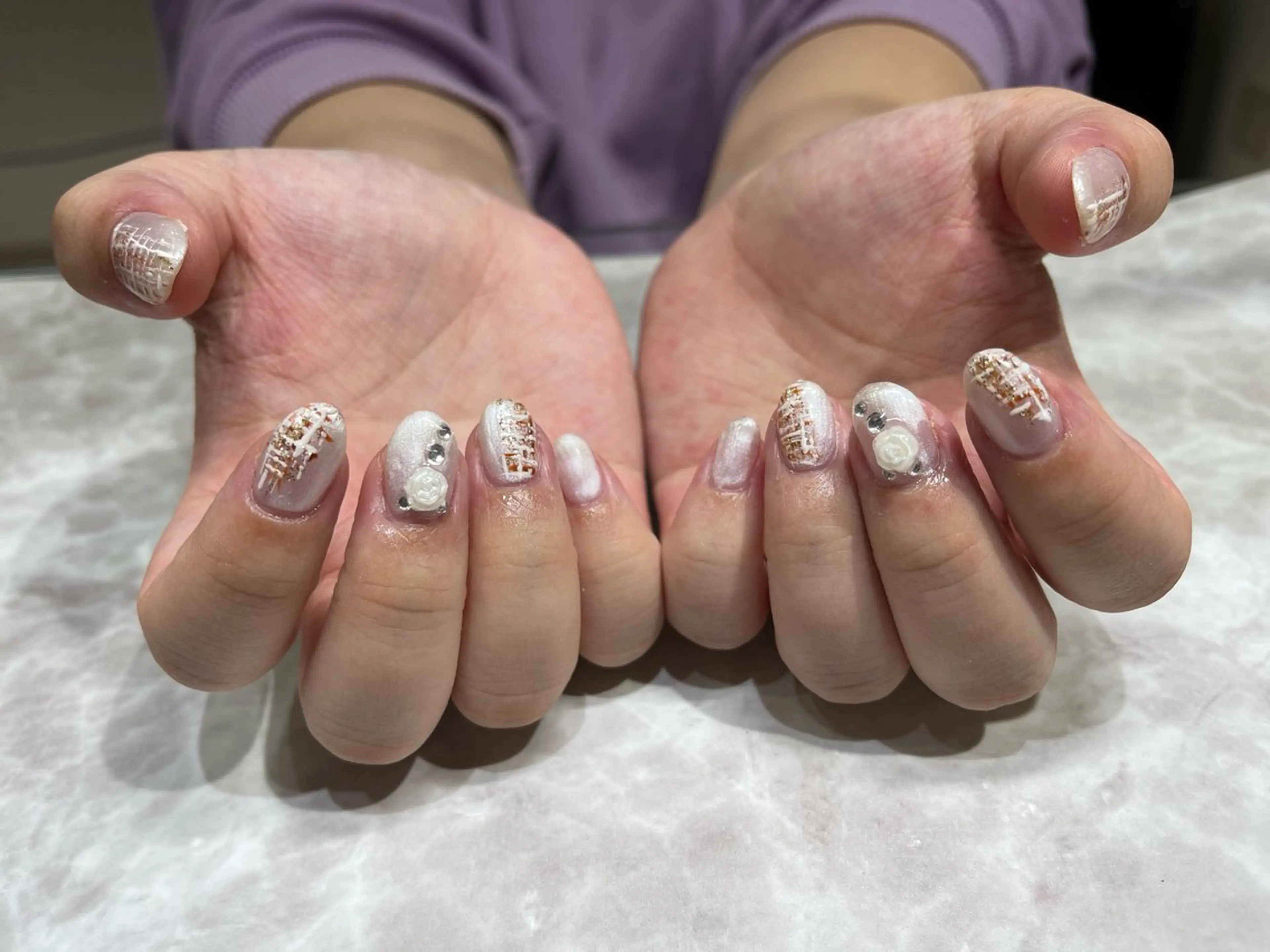 ネイル ツイードネイル 粕屋耳ツボジュエリー 💎（ネイル休）のその他イメージ