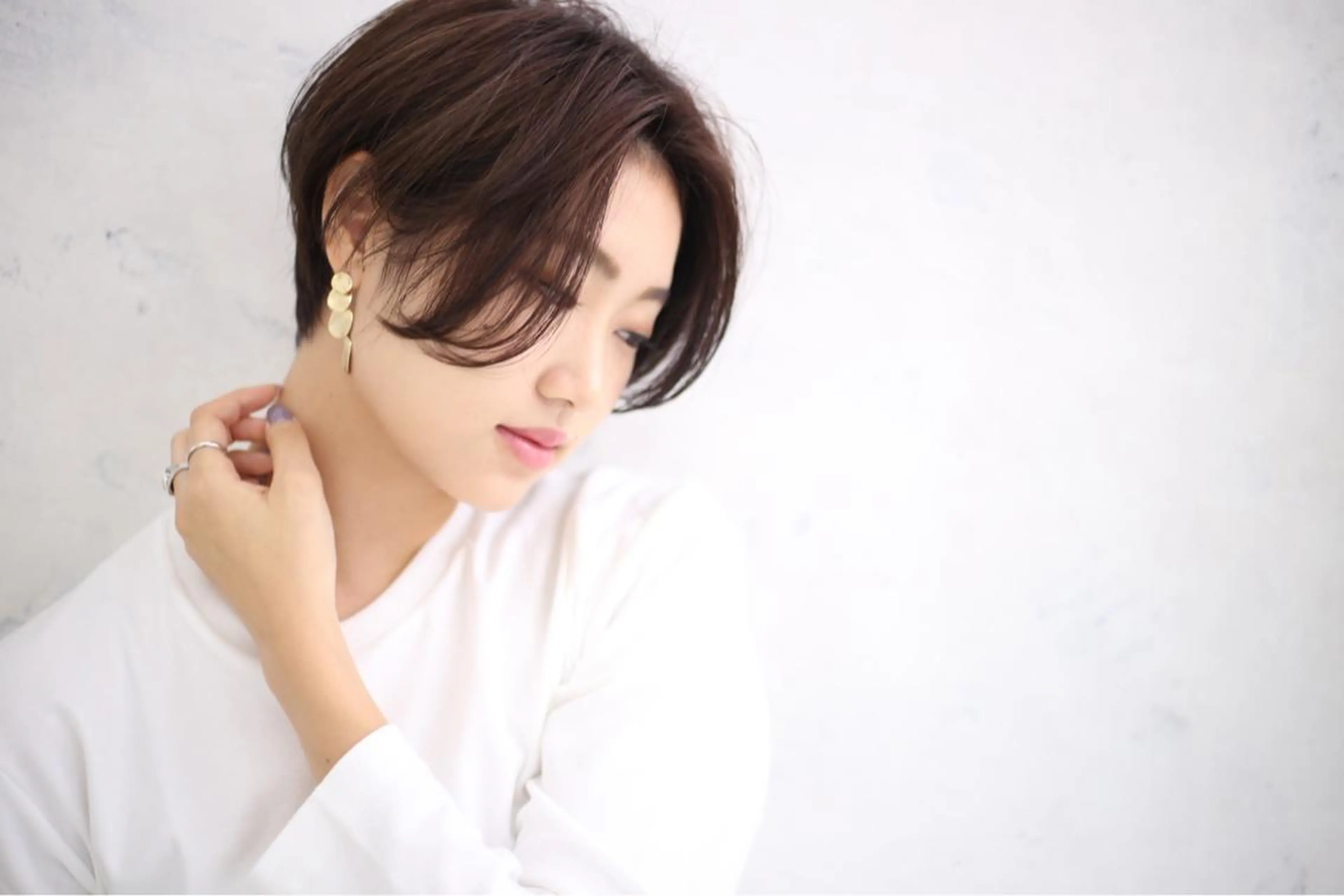ショート 丸みショート ショートヘア 三好 智のヘアスタイル