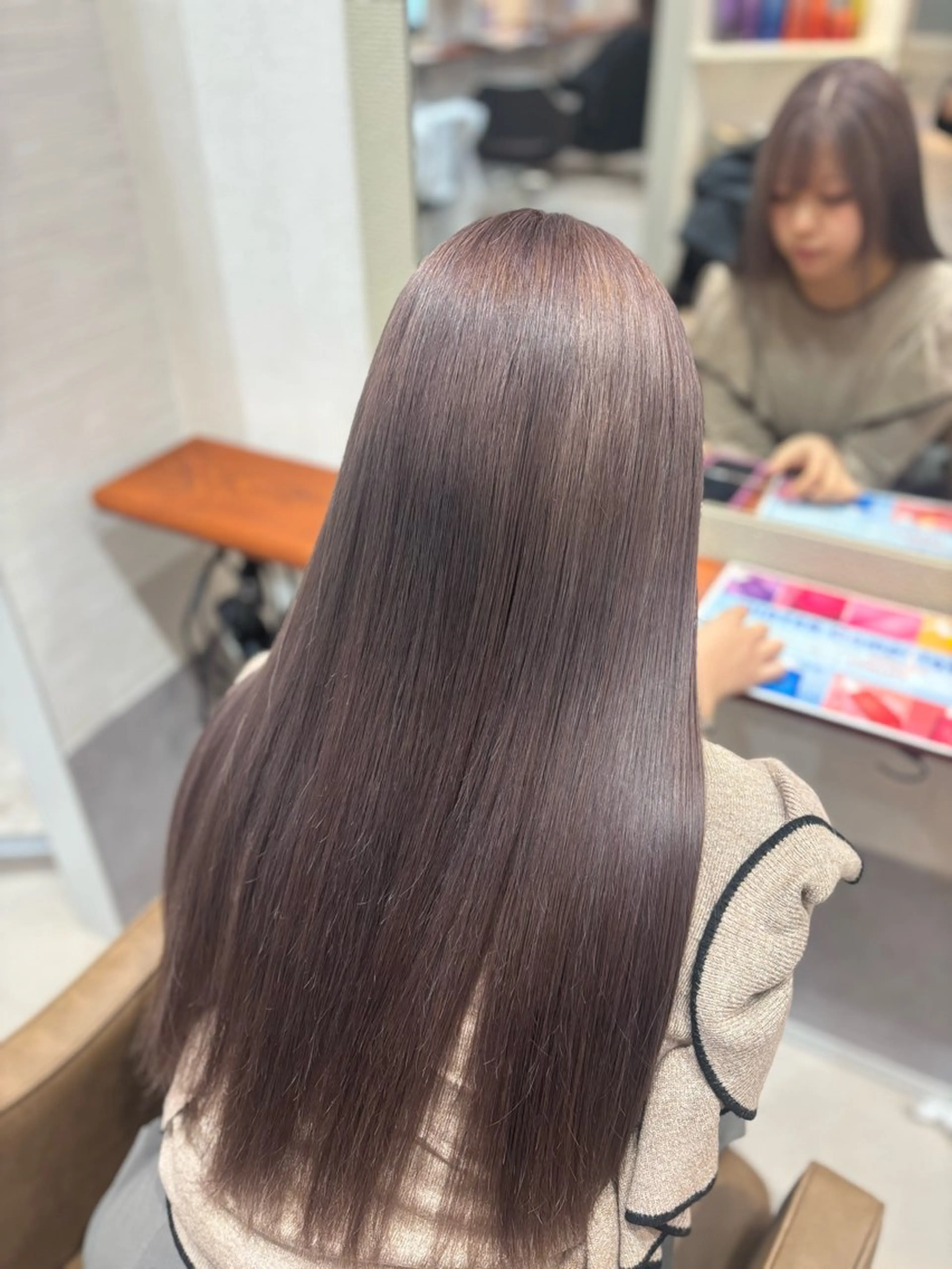 ロング ヘアカラー Aujua認定サロン Chikaのヘアスタイル