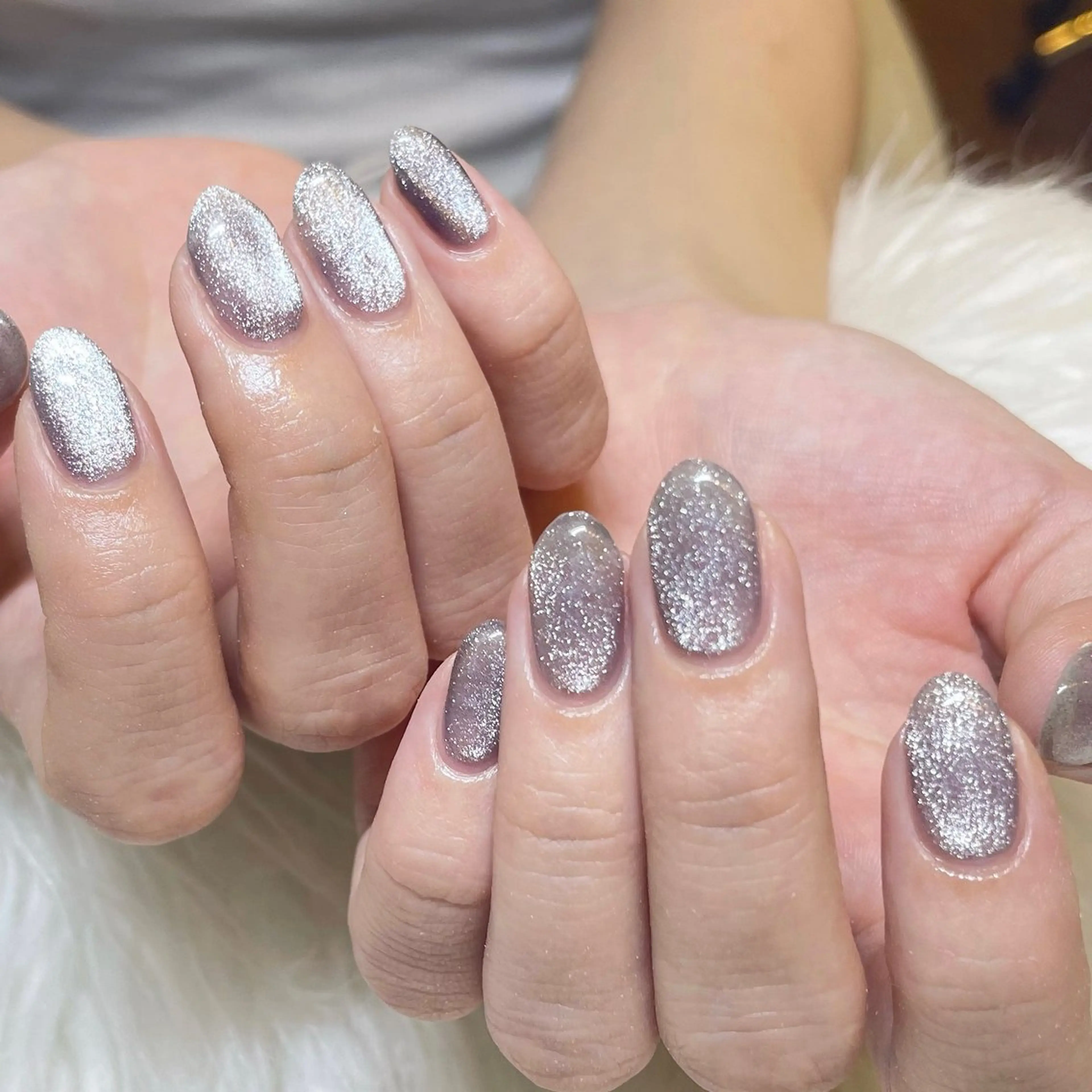 【ハンド】マグネットネイル💅✨2色選べます！※オフ&ケア込みの写真