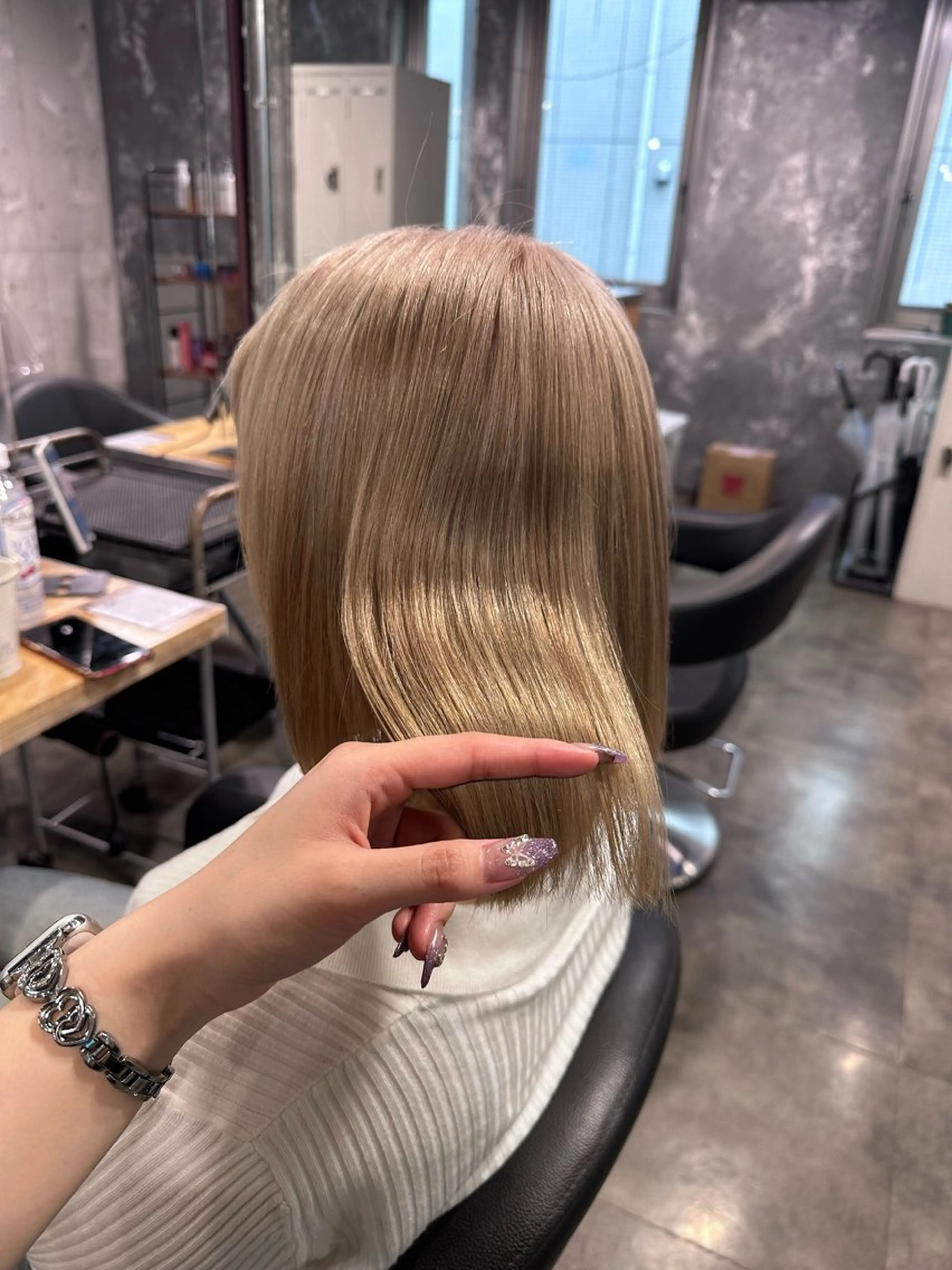 カラー 海外トレンドヘア🤍 sumireのヘアスタイル
