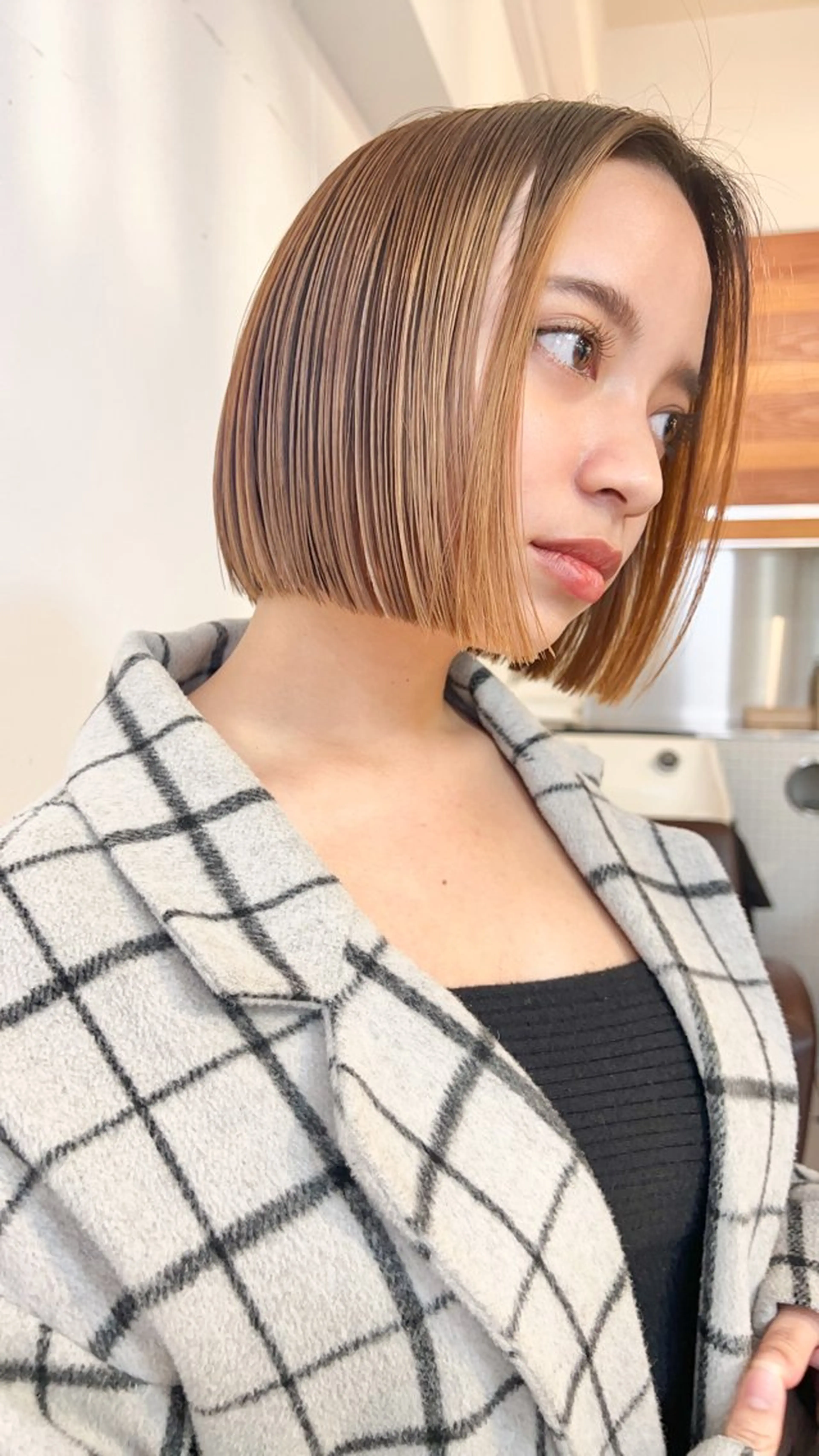 ショート ボブ カット 似合わせカット🫧 /パーマRINAのヘアスタイル