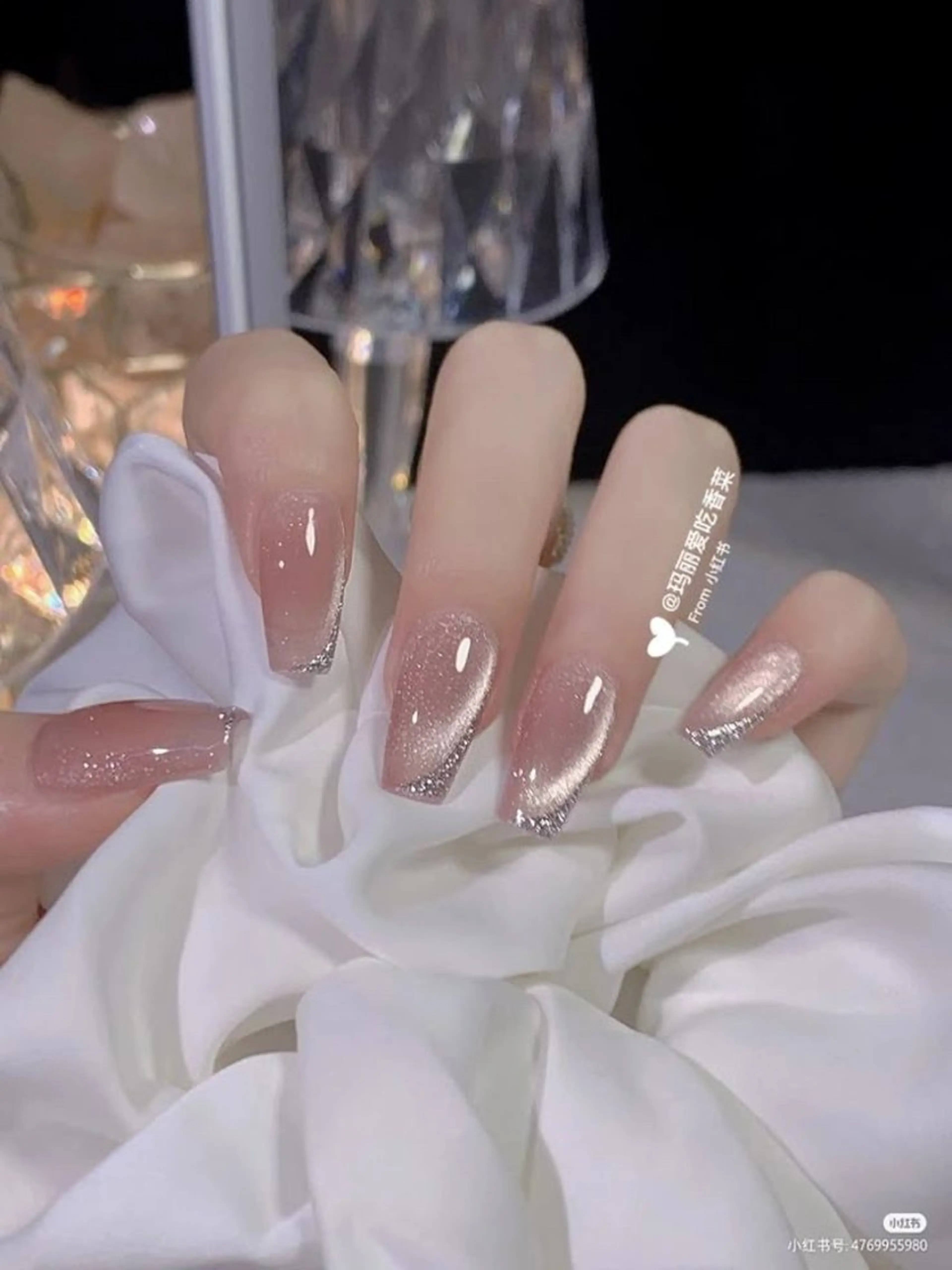 ネイル 韓国ネイル 持ち込み ニュアンスネイル ネイルチップ ハンドネイル Rose Ana.Chuoのネイルデザイン