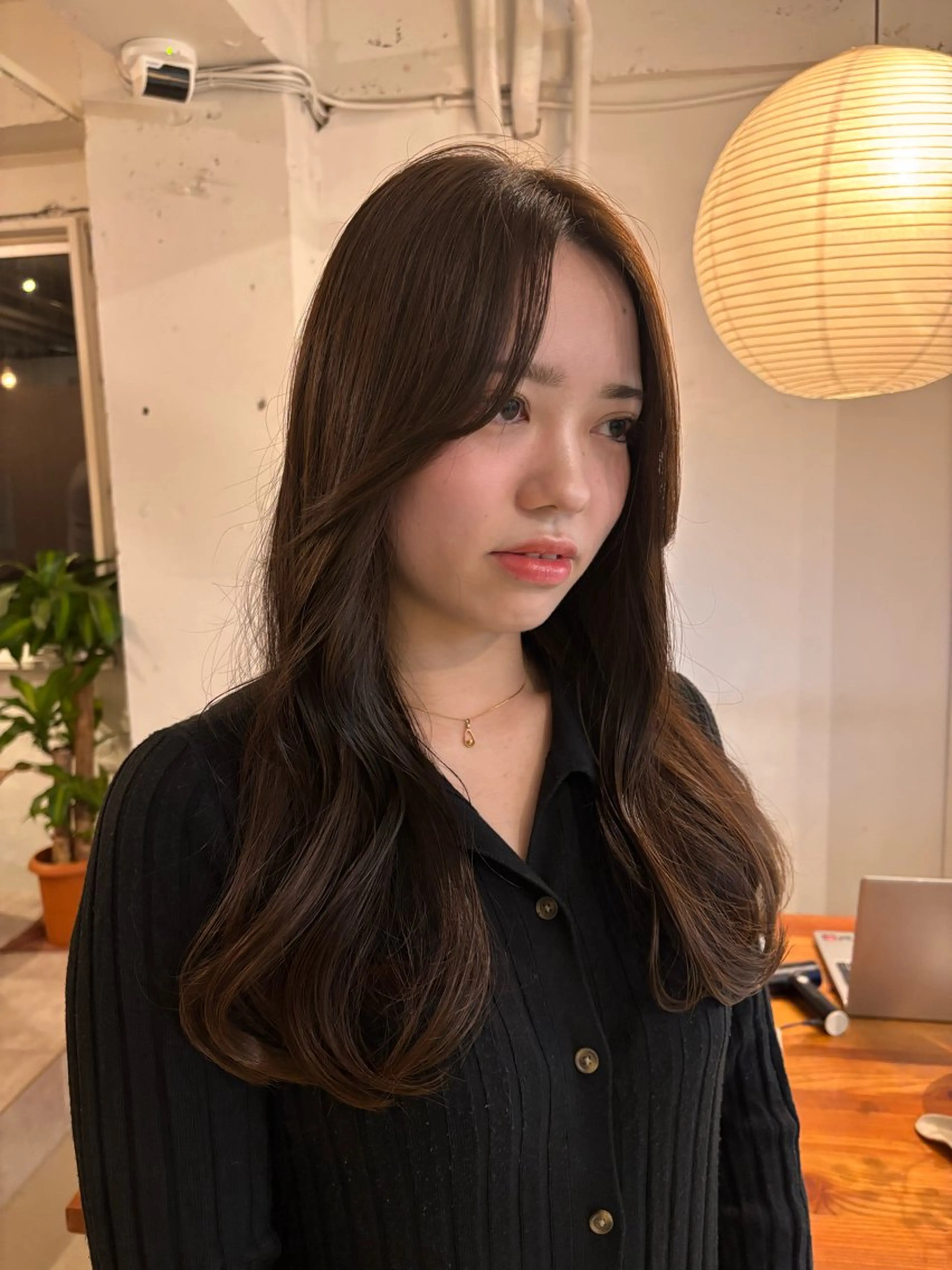 ロング カラー ブリーチ ブリーチなしカラー カット ヘアカラー トリートメント 透明感カラー /Kanon️🫧のヘアスタイル