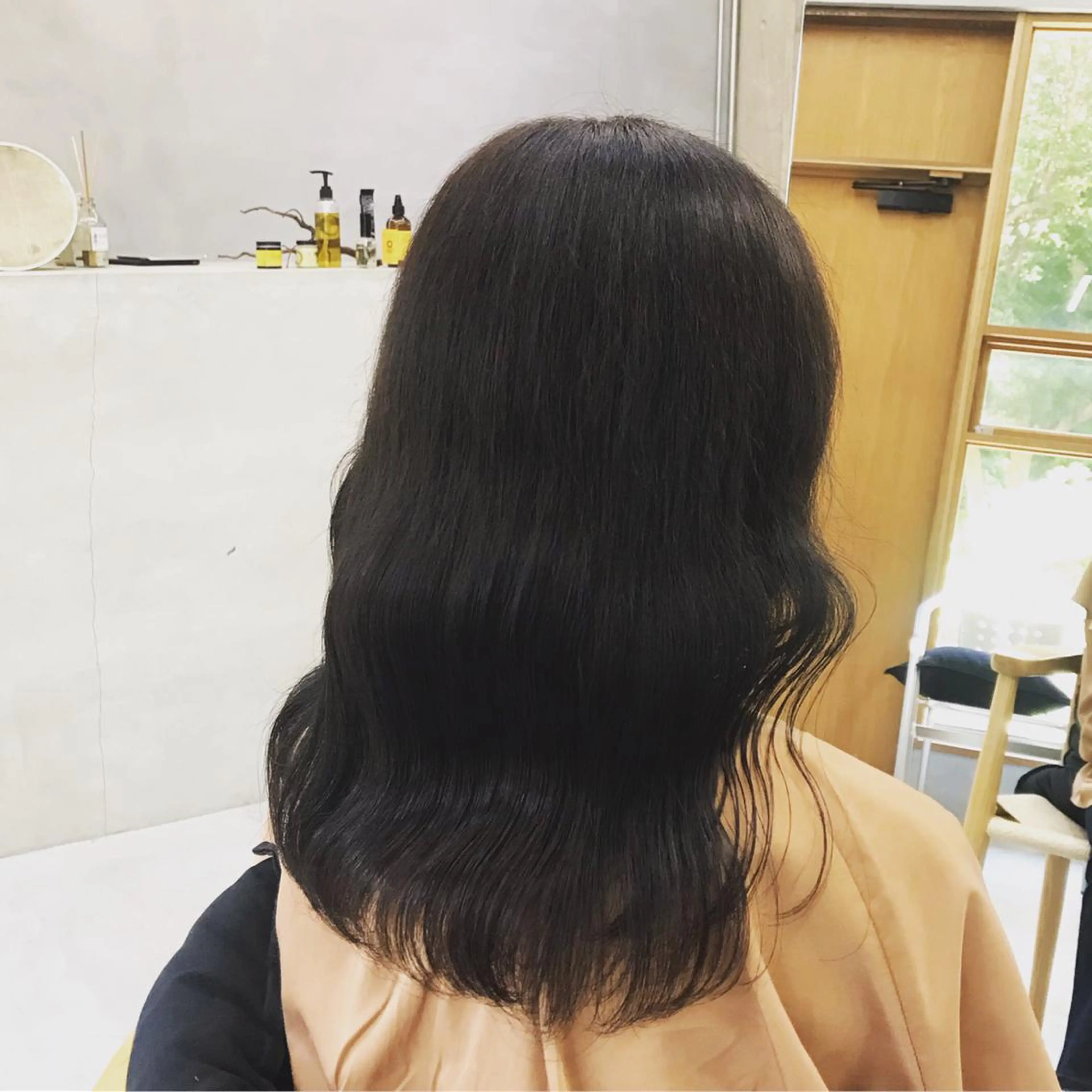 セミロング カラー ブラウンカラー muku所属・レディースカット モデル/ayunaのヘアスタイル