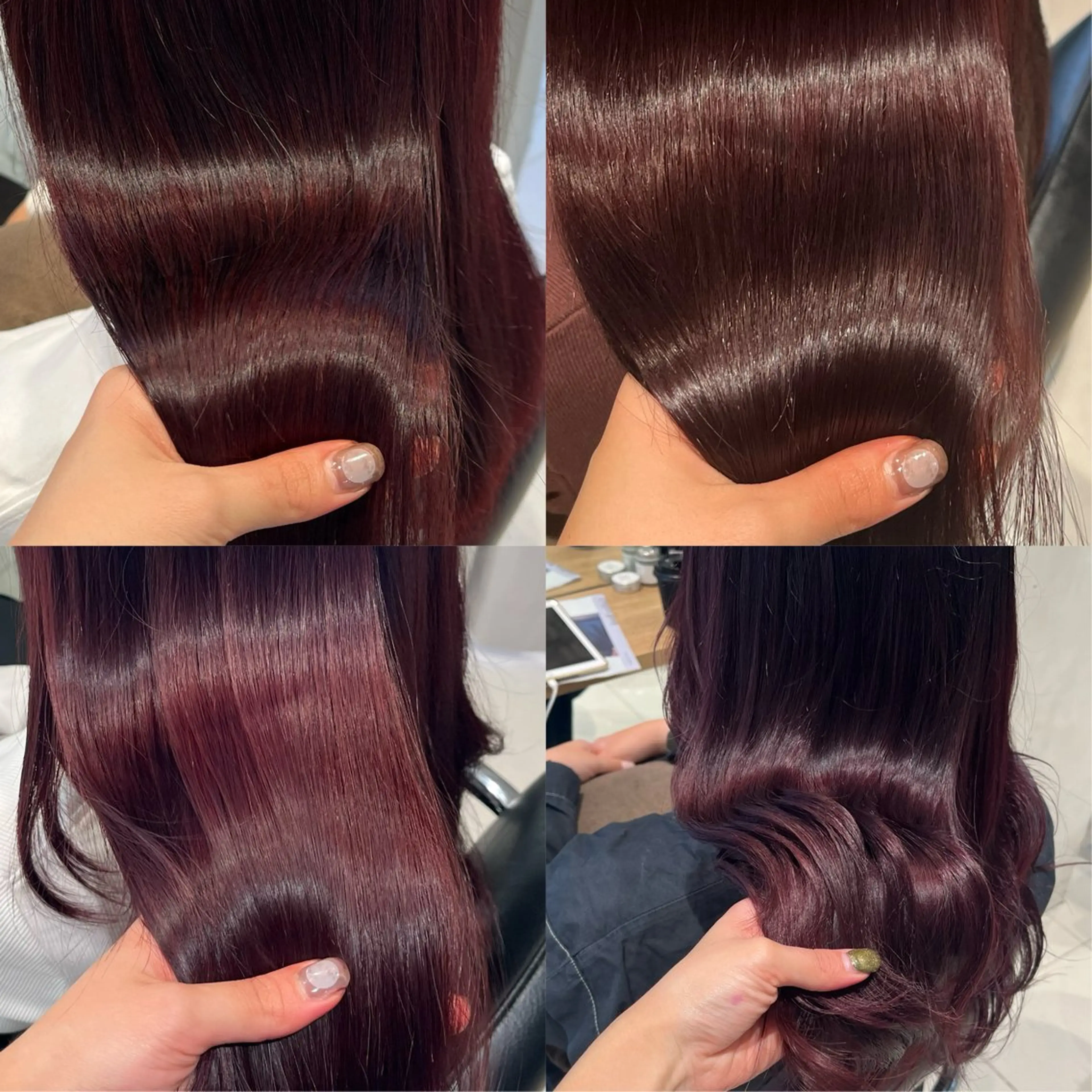 セミロング カラー ヘアカラー トリートメント ヘアセット 艶髪/暖色カラー/ ◎RUKI.のヘアスタイル