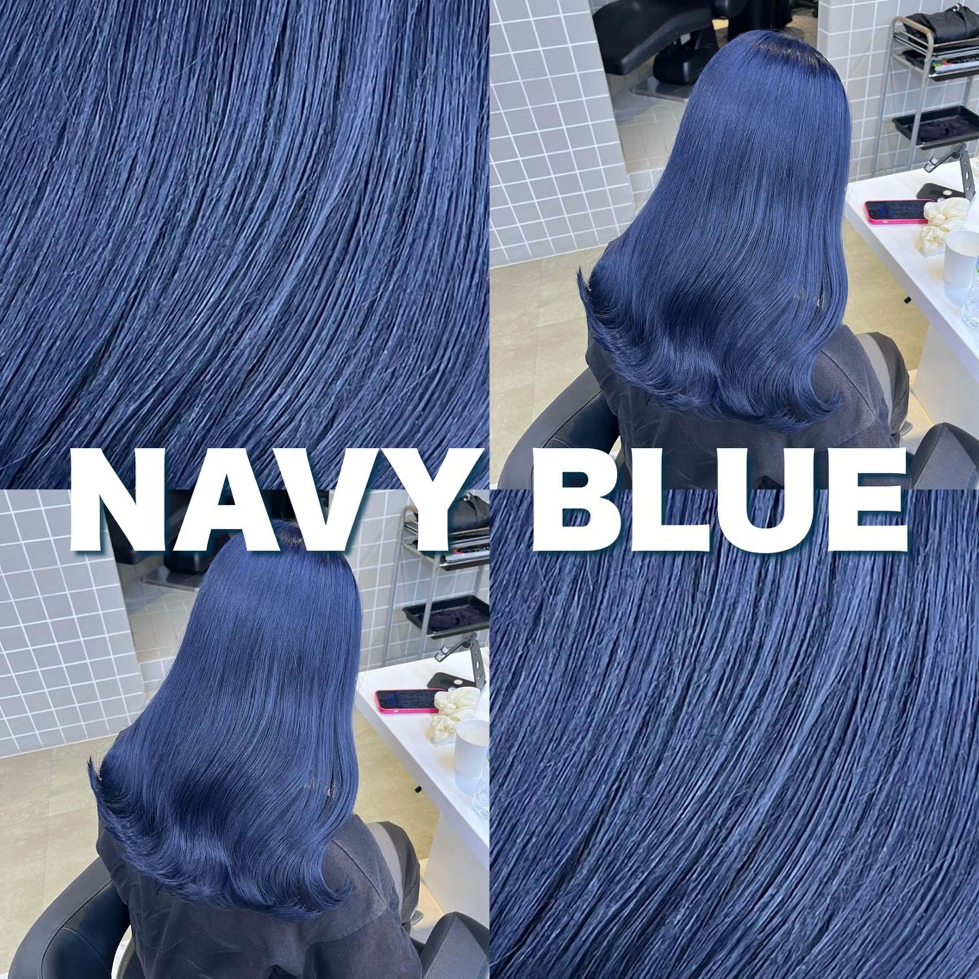 ロング ヘアカラー トリートメント ヘッドスパ ヘアセット 寒色＆ブリーチ特化 寒色MiOのヘアスタイル