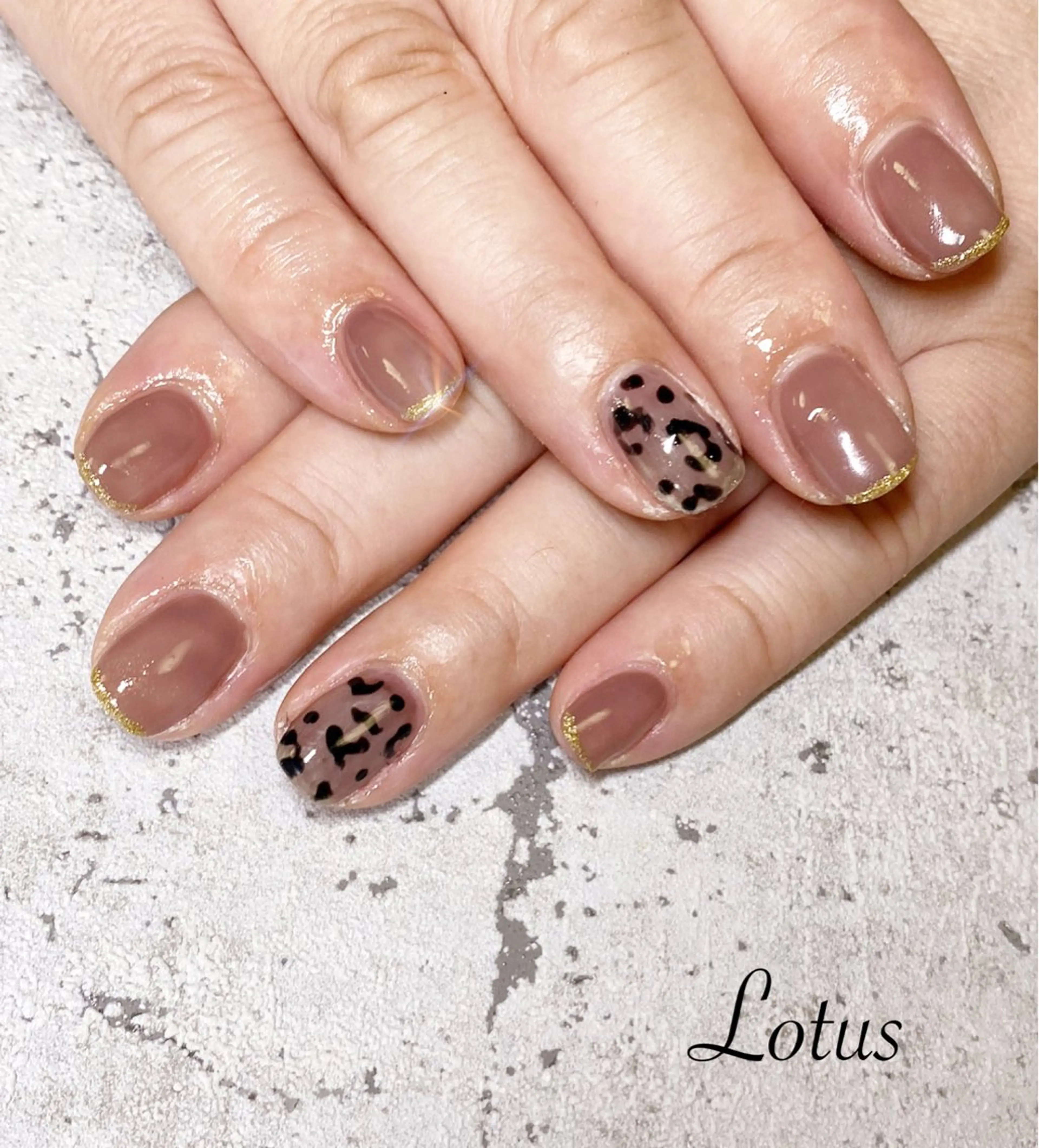 ネイル ハンドネイル Lotus 🌸のネイルデザイン