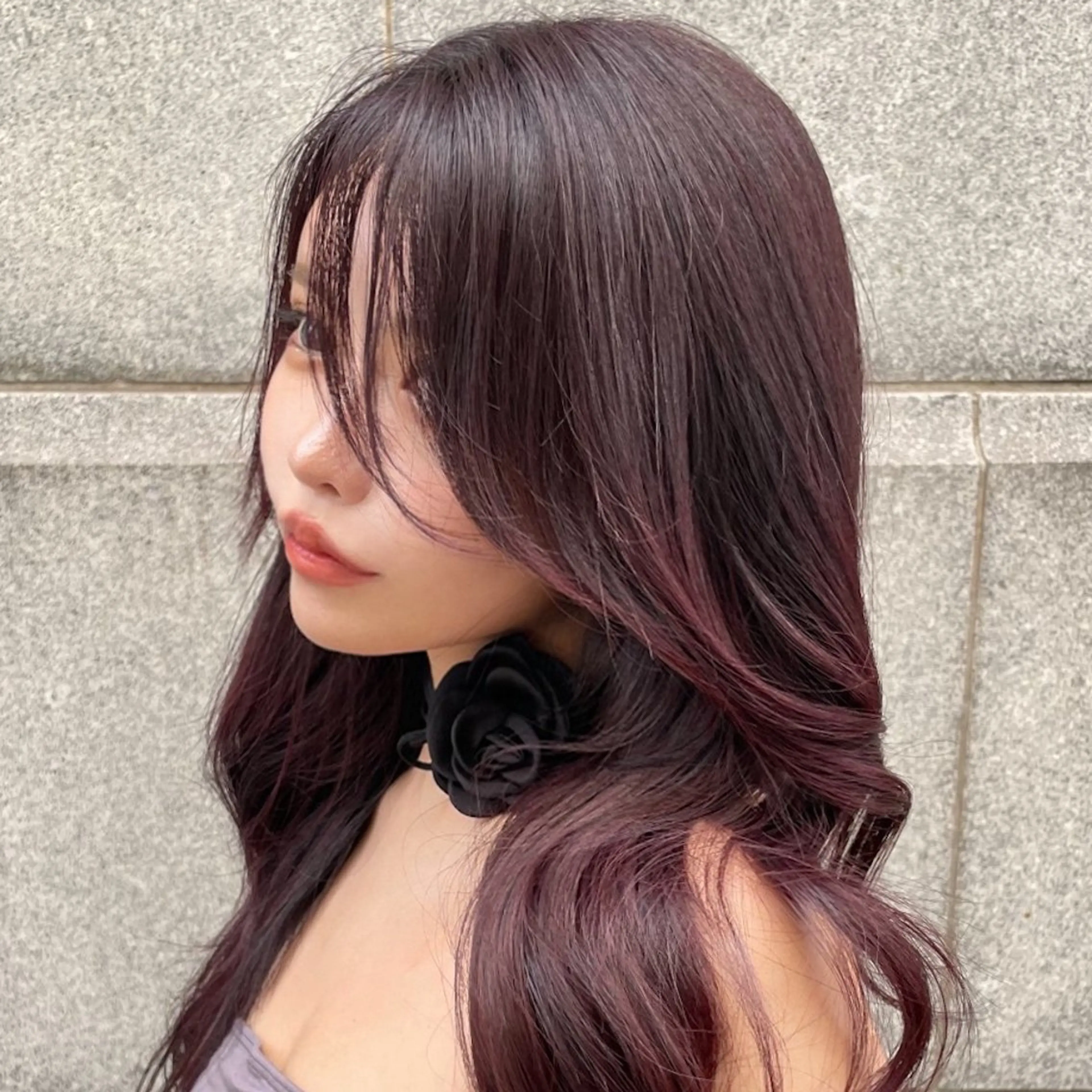 ロング 髪質改善 韓国風ヘア レイヤーカット 縮毛矯正 カット 縮毛矯正 美髪縮毛矯正🤍 髪質改善/Shinaのヘアスタイル
