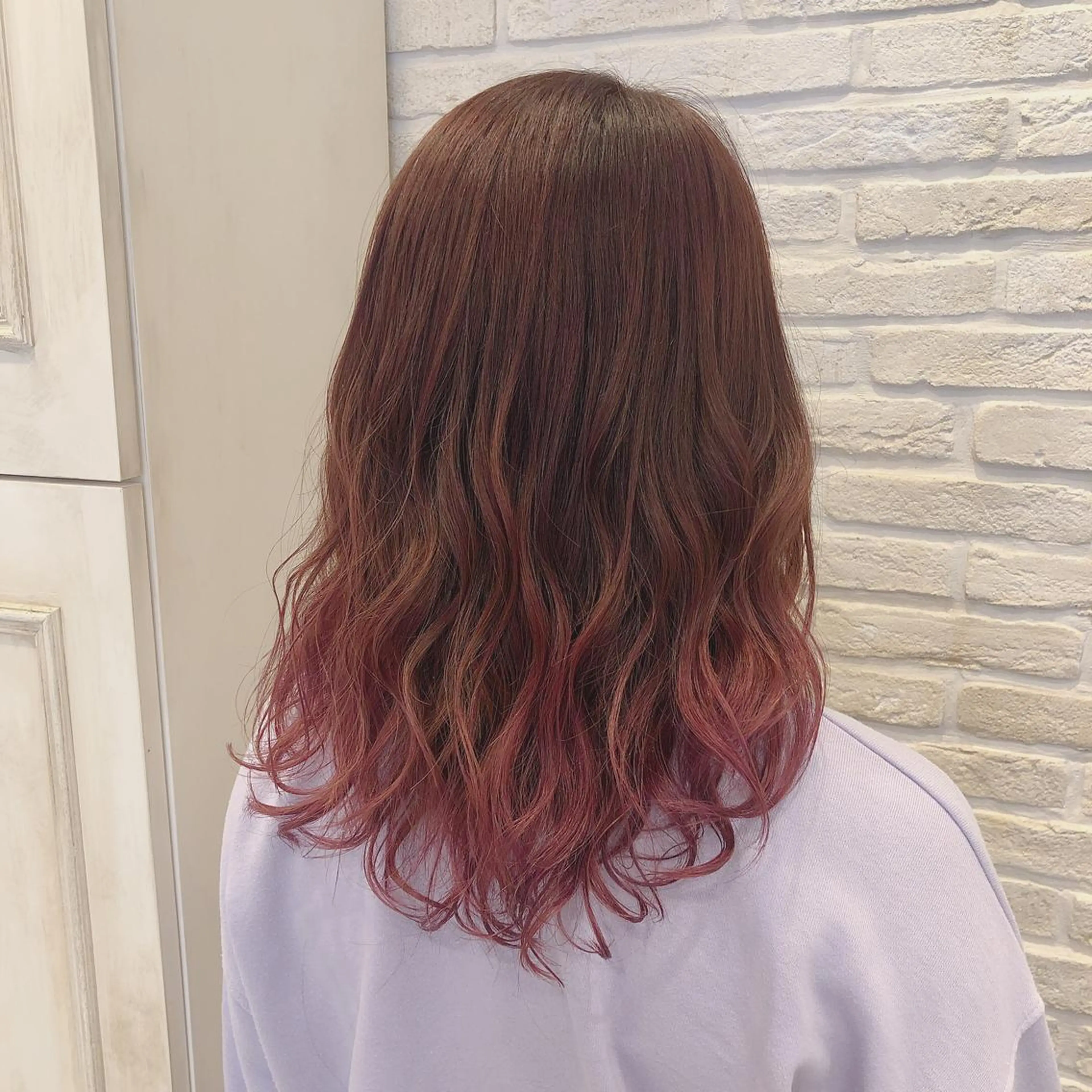 セミロング 透明感カラー💖 Stylist佐藤澪のヘアスタイル