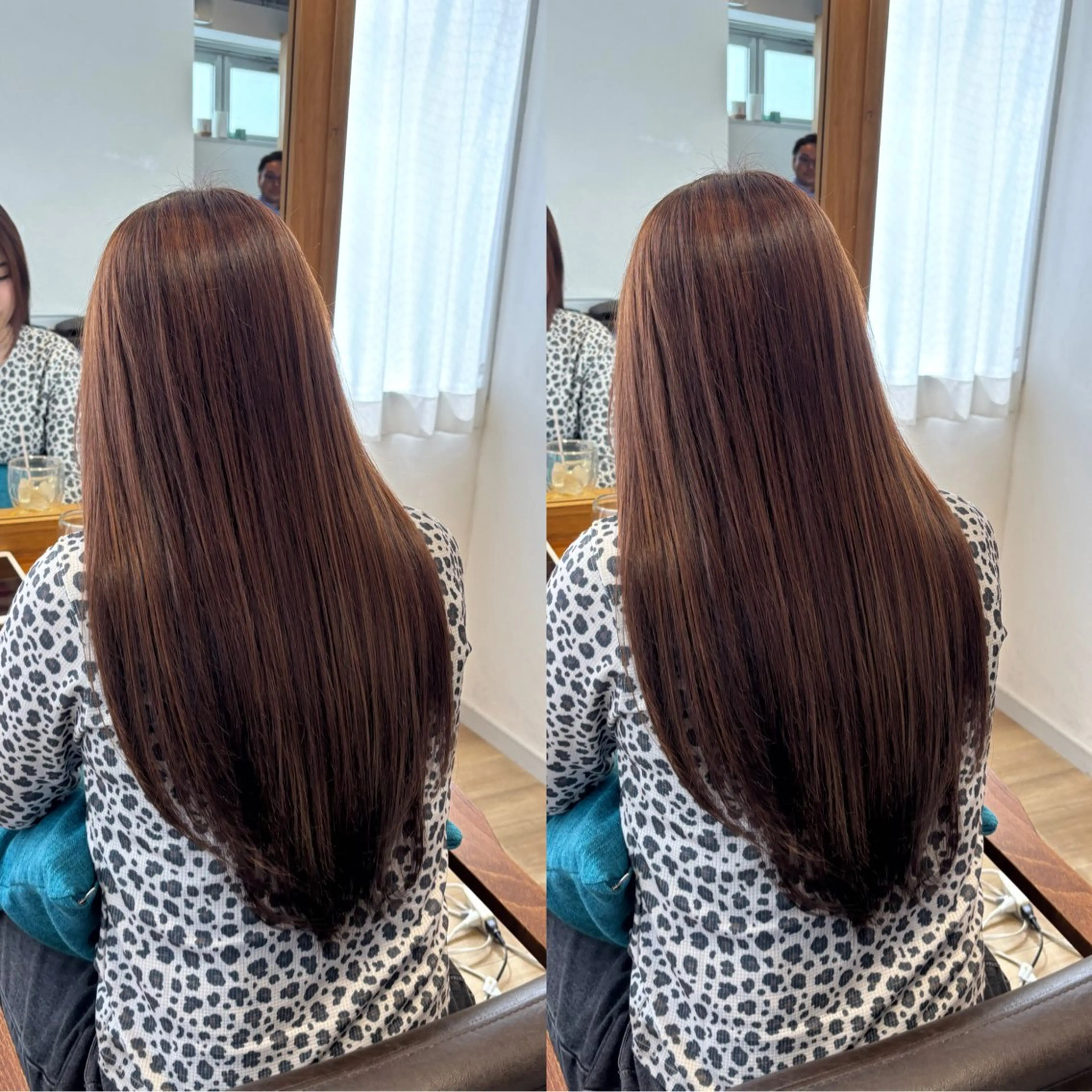 ロング カラー 髪質改善 トリートメント ヘアカラー トリートメント RINNO🌷艶髪/ 艶カラーのヘアスタイル