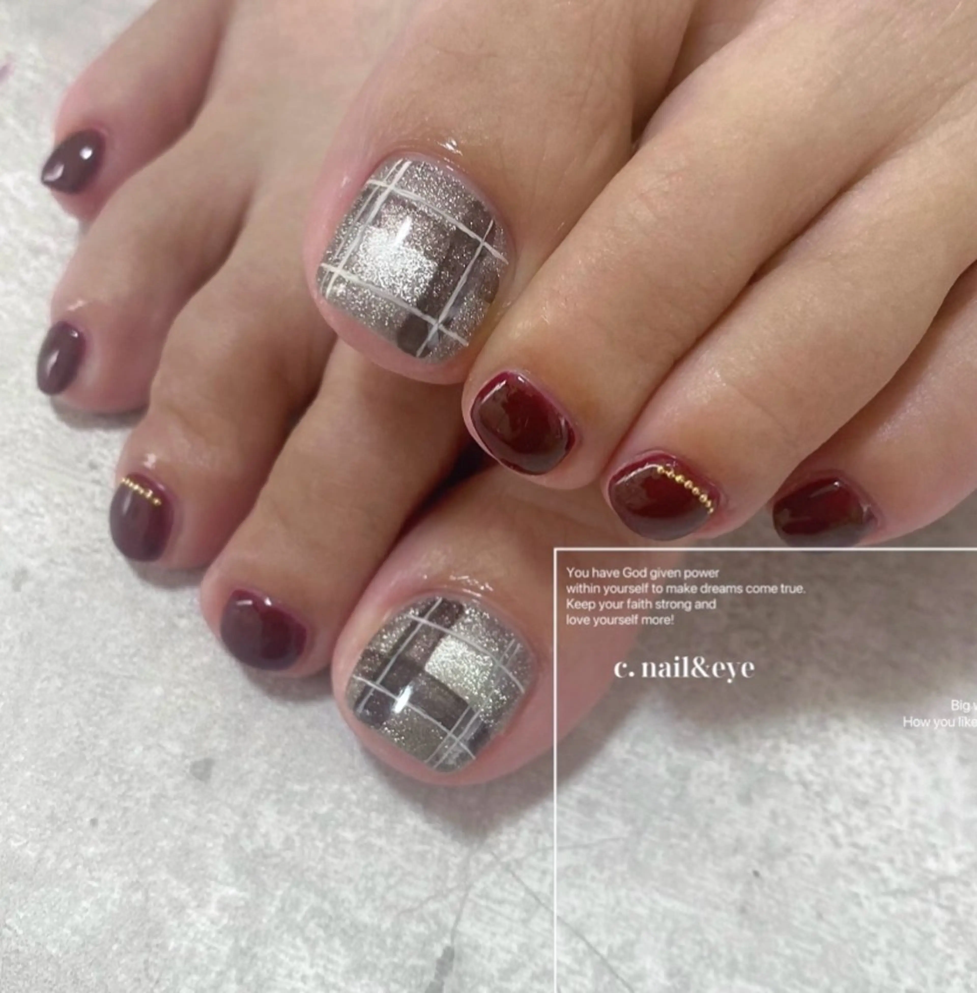 ネイル フットネイル C.Nail &EYE筑紫駅のネイルデザイン
