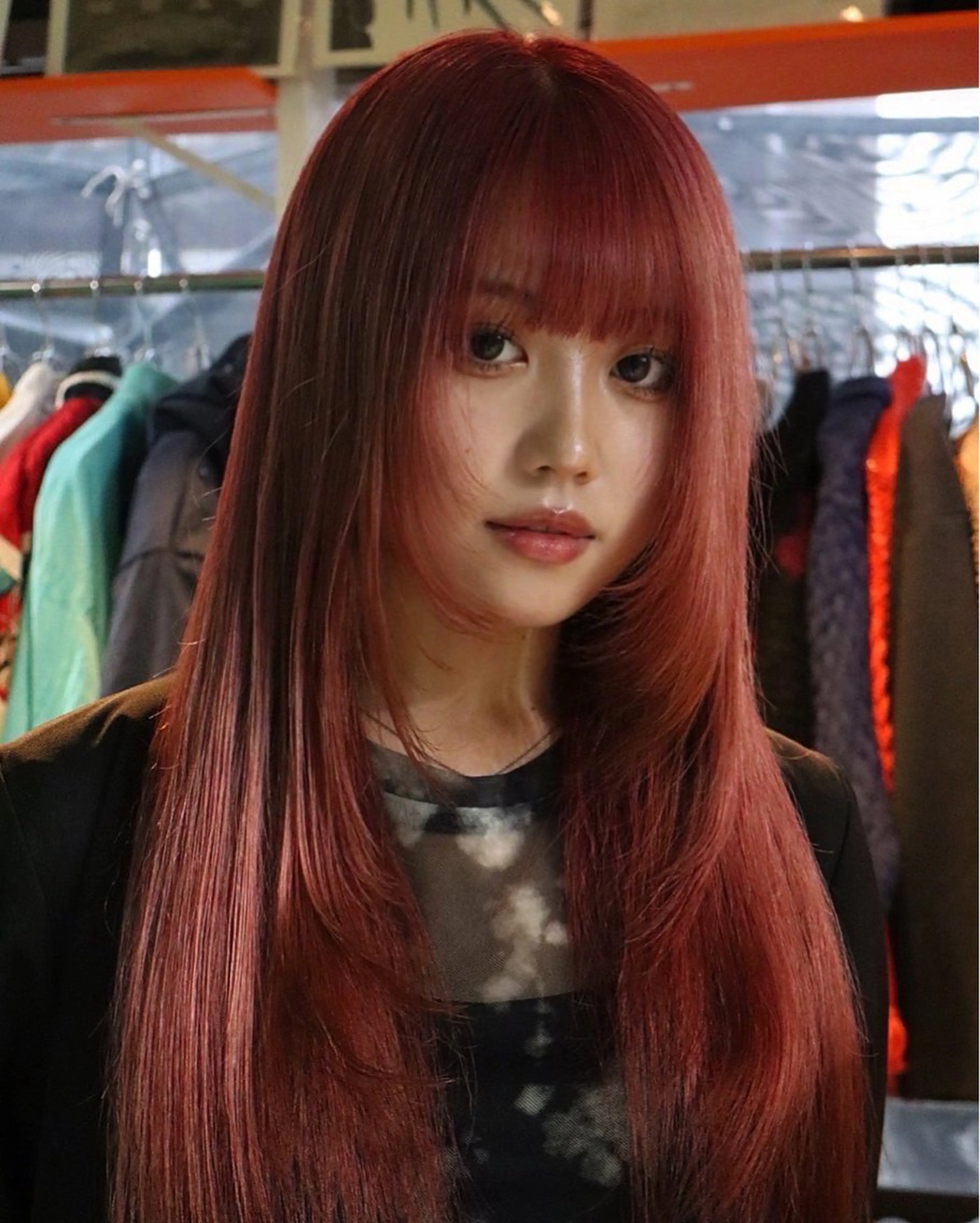 ロング カラー レイヤーカット /ハイトーンchaoのヘアスタイル